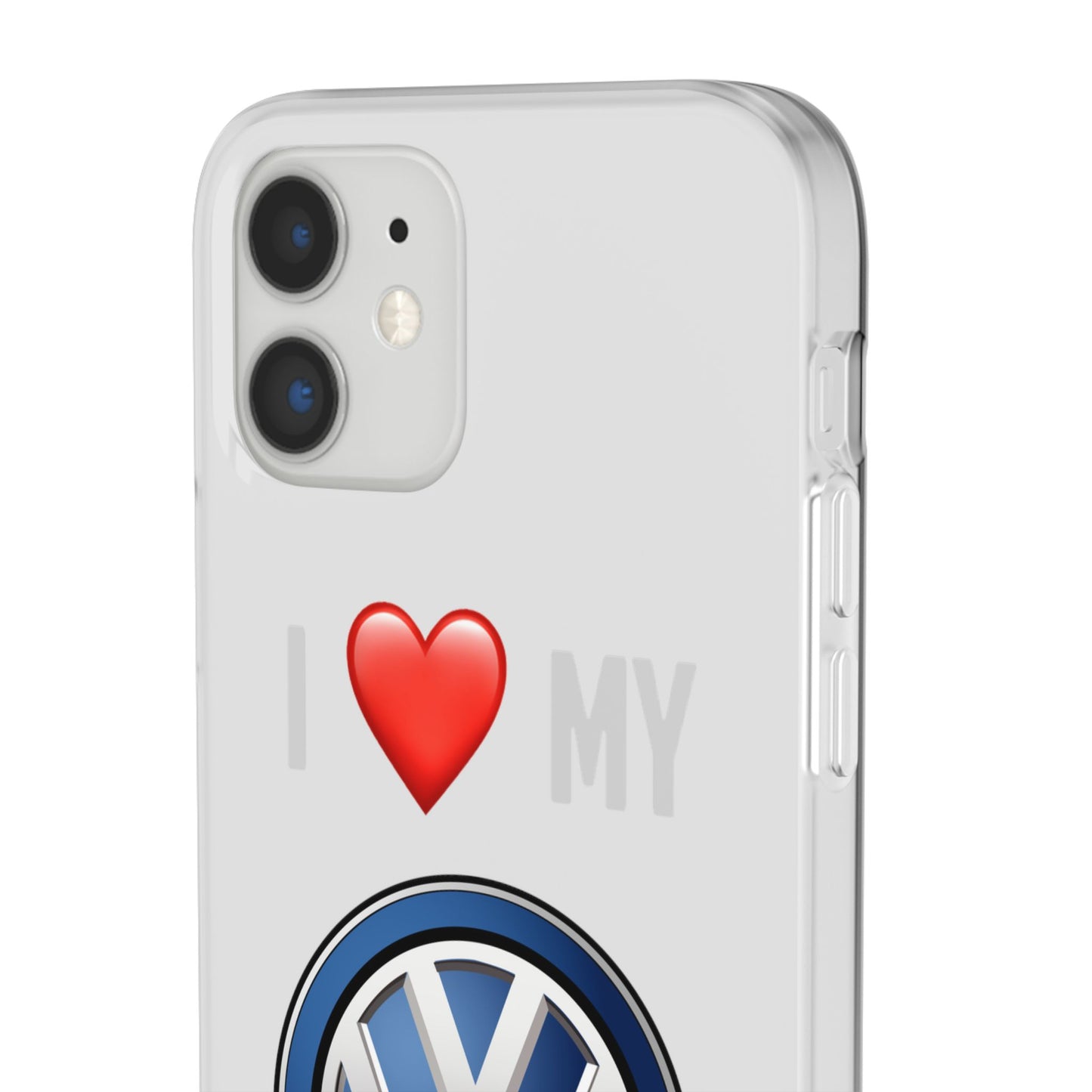 Volkswagen Phone Case - Flexible And Frosted TPU Plastic I Love My Volkswagen Phone Case