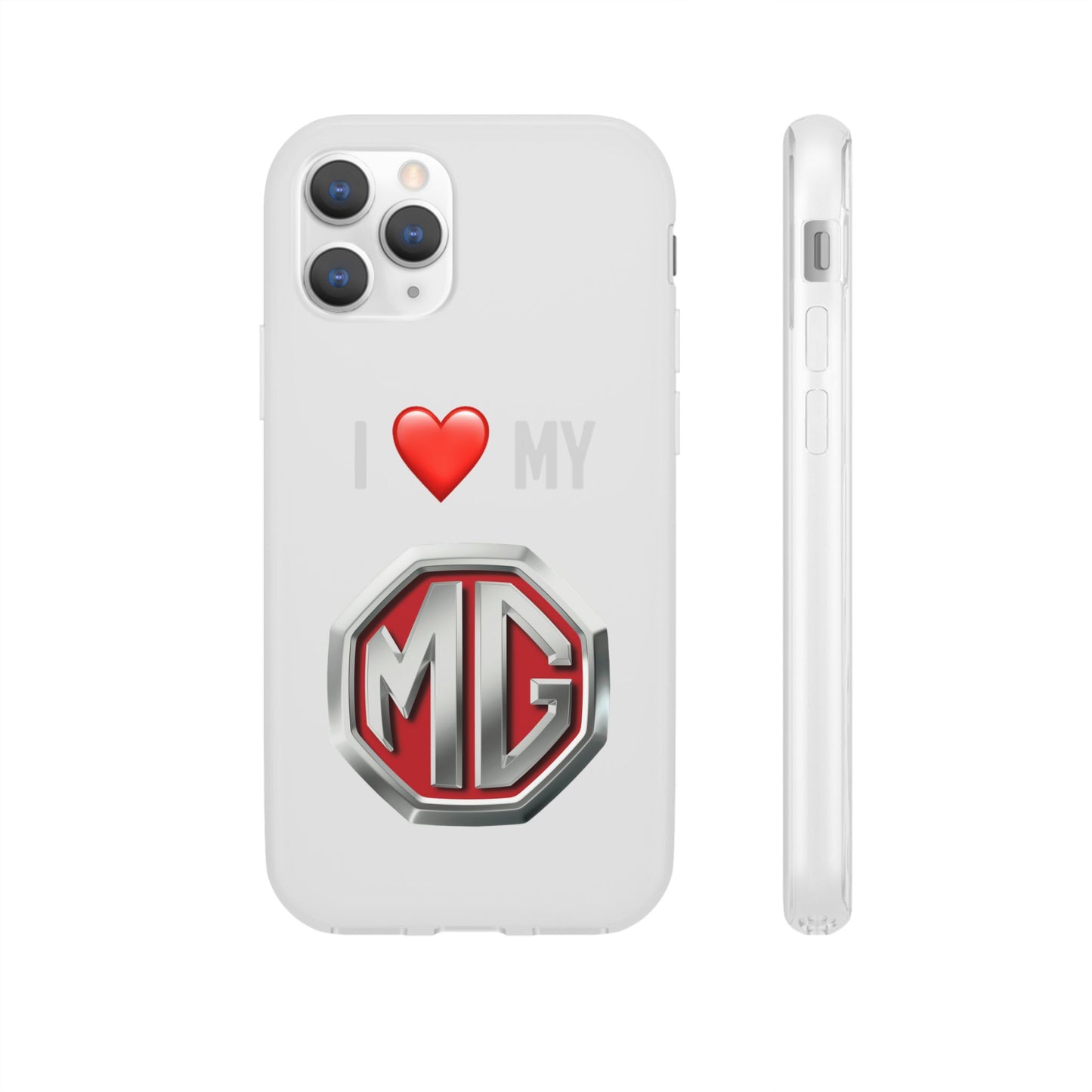 MG Phone Case - Flexible And Frosted TPU Plastic I Love My MG Phone Case