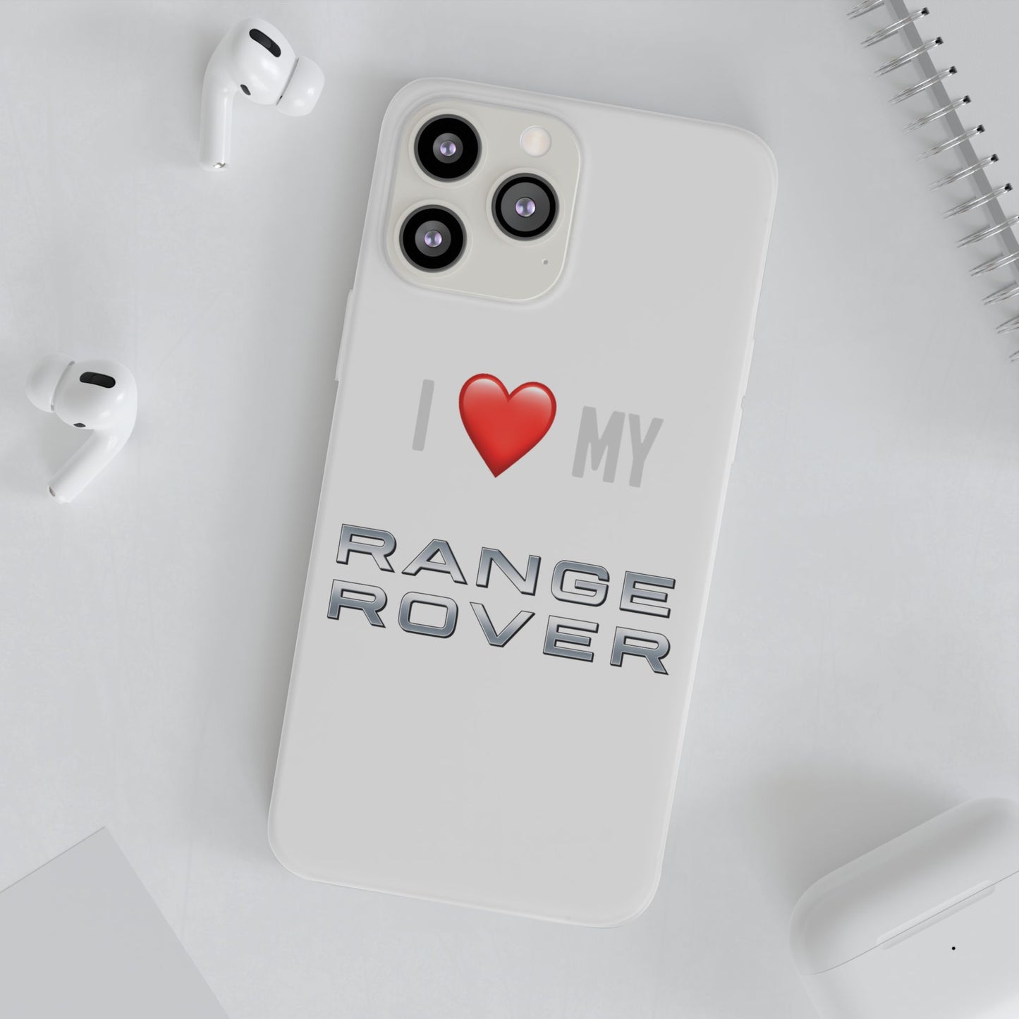 Range Rover Phone Case - Flexible And Frosted TPU Plastic I Love My Range Rover Phone Case