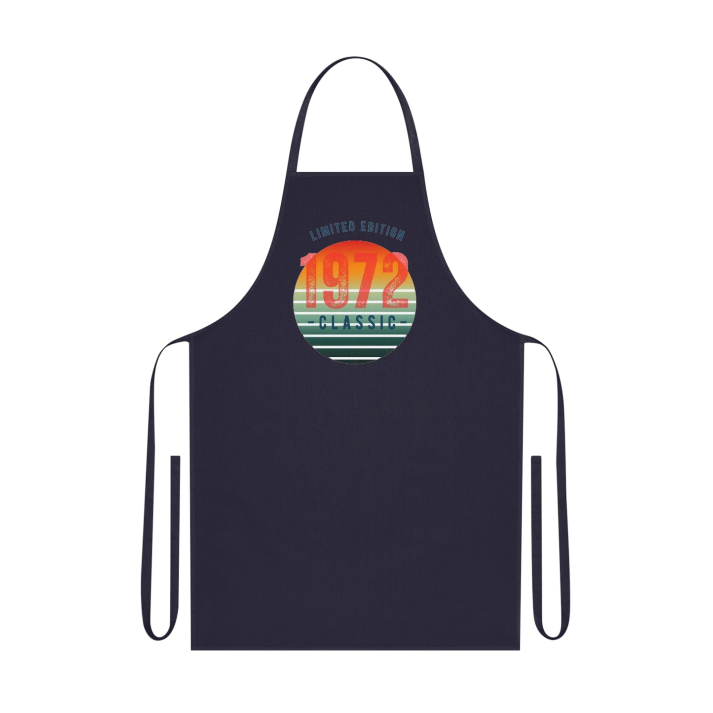 Personalised Custom Limited Edition 1972 Cotton Apron