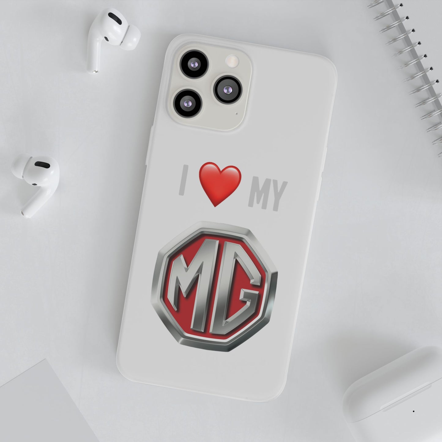 MG Phone Case - Flexible And Frosted TPU Plastic I Love My MG Phone Case