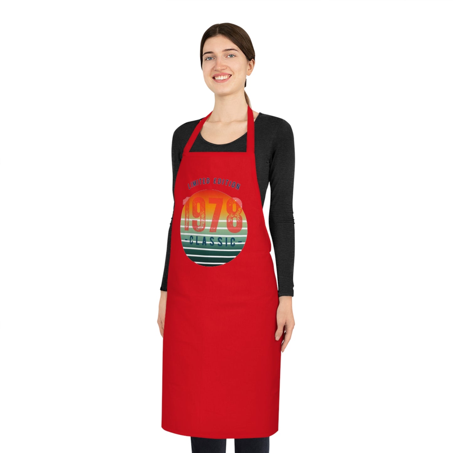 Personalised Custom Limited Edition 1978 Cotton Apron