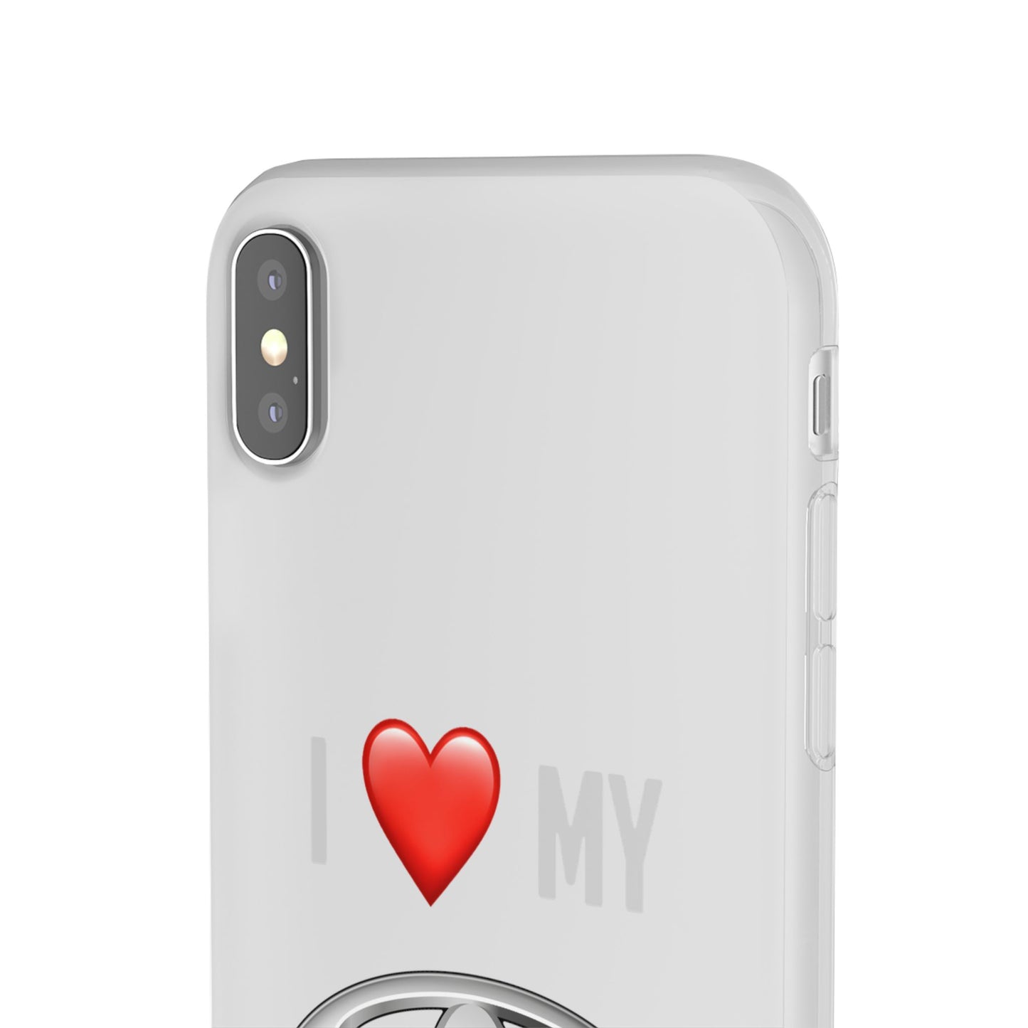 Toyota Phone Case - Flexible And Frosted TPU Plastic I Love My Toyota Phone Case
