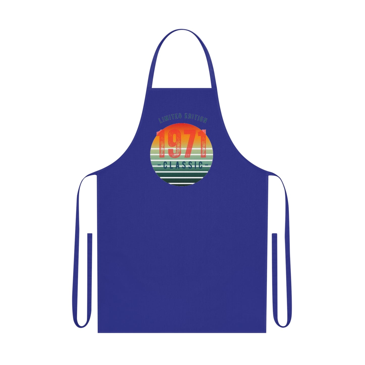 Personalised Custom Limited Edition 1971 Cotton Apron