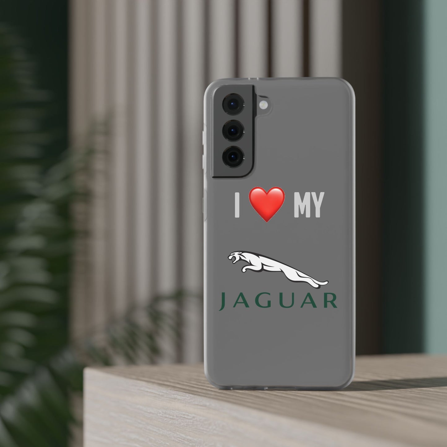 Jaguar Phone Case - Flexible And Frosted TPU Plastic I Love My Jaguar Phone Case