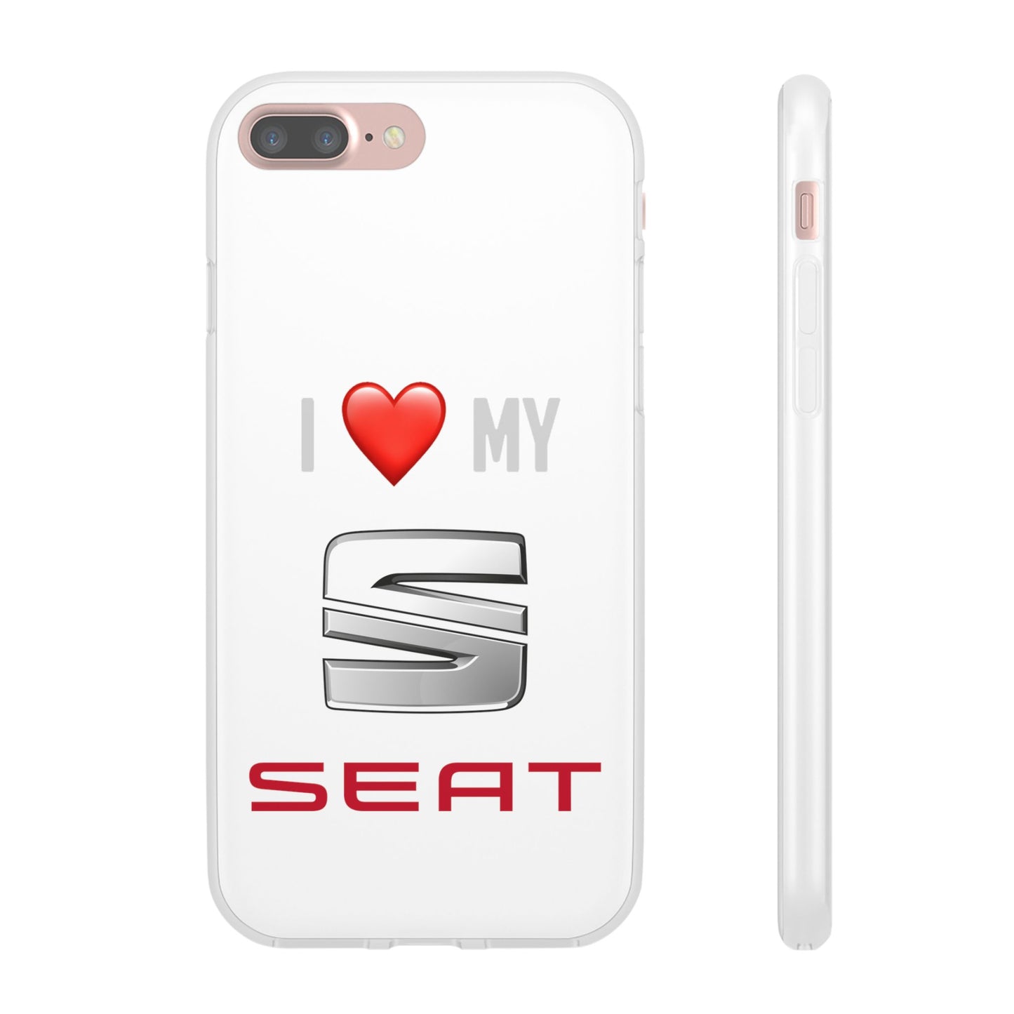 Seat Phone Case - Flexible And Frosted TPU Plastic I Love My Seat Phone Case