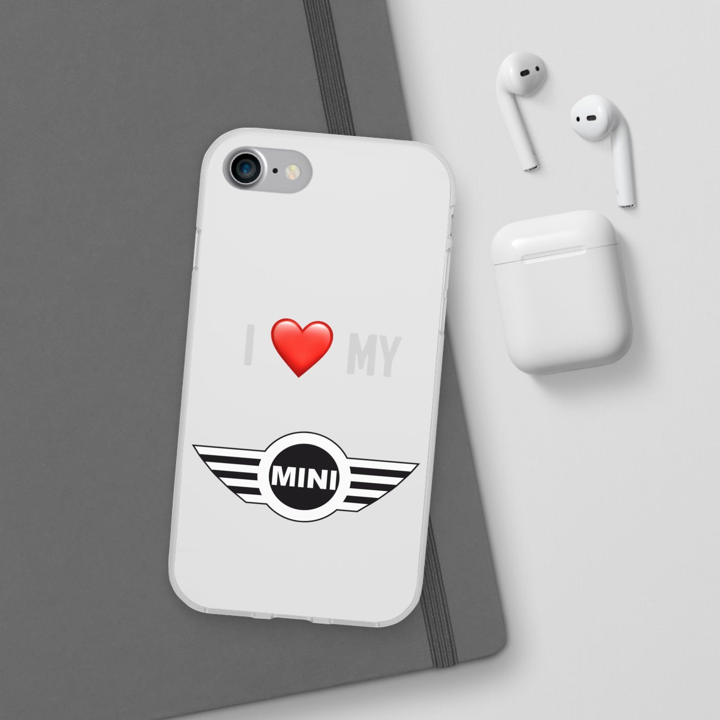Mini Phone Case - Flexible And Frosted TPU Plastic I Love My Mini Phone Case