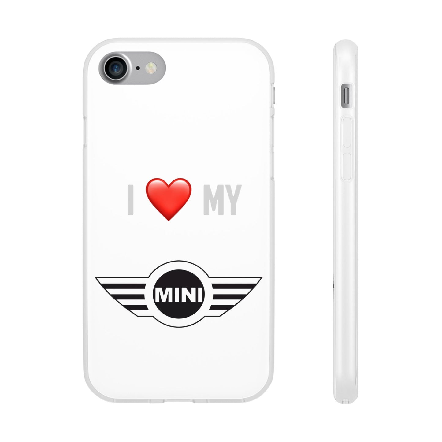 Mini Phone Case - Flexible And Frosted TPU Plastic I Love My Mini Phone Case