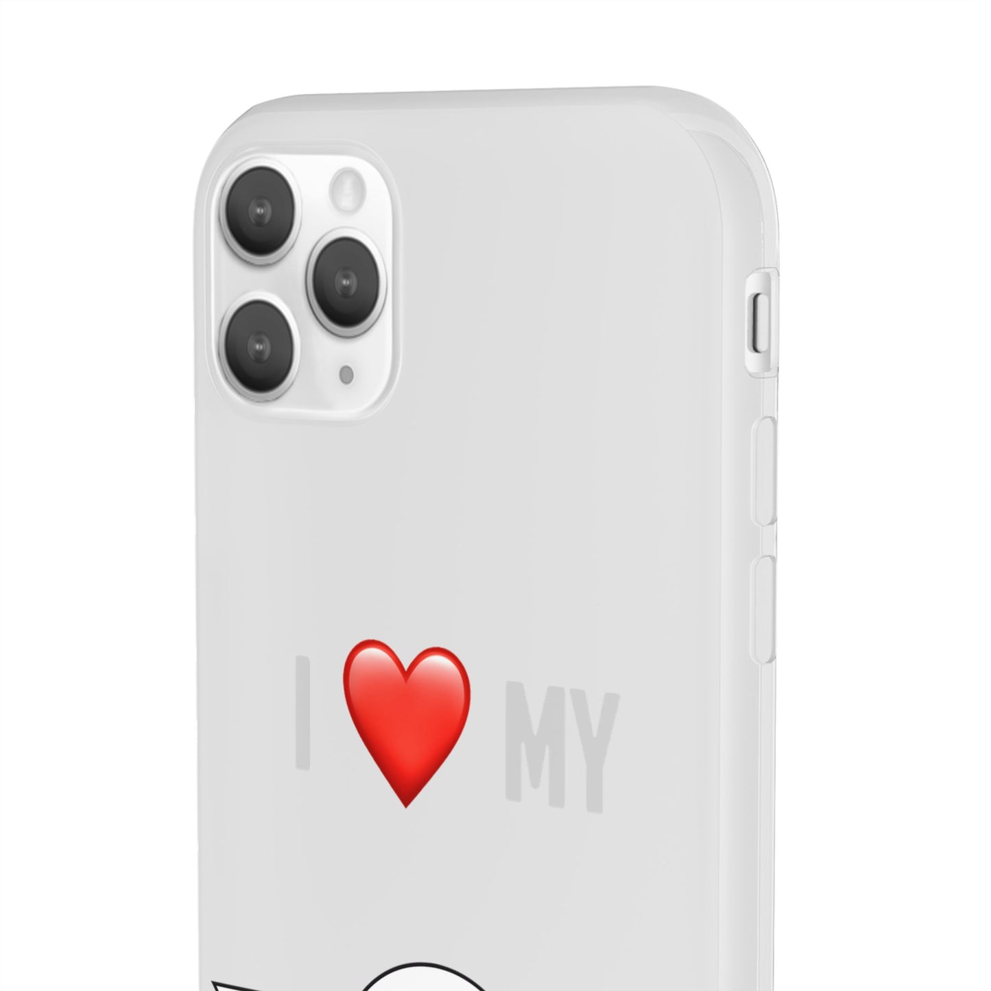 Mini Phone Case - Flexible And Frosted TPU Plastic I Love My Mini Phone Case
