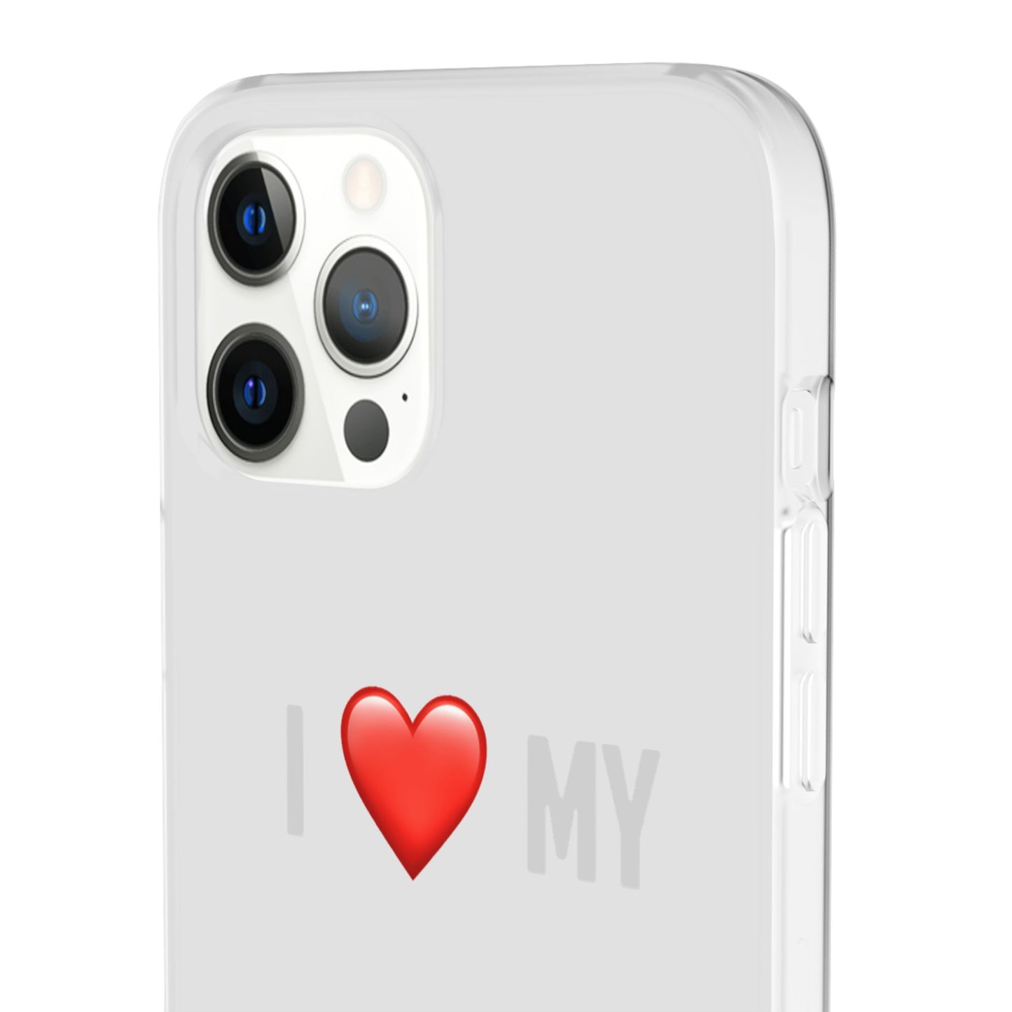 Mini Phone Case - Flexible And Frosted TPU Plastic I Love My Mini Phone Case
