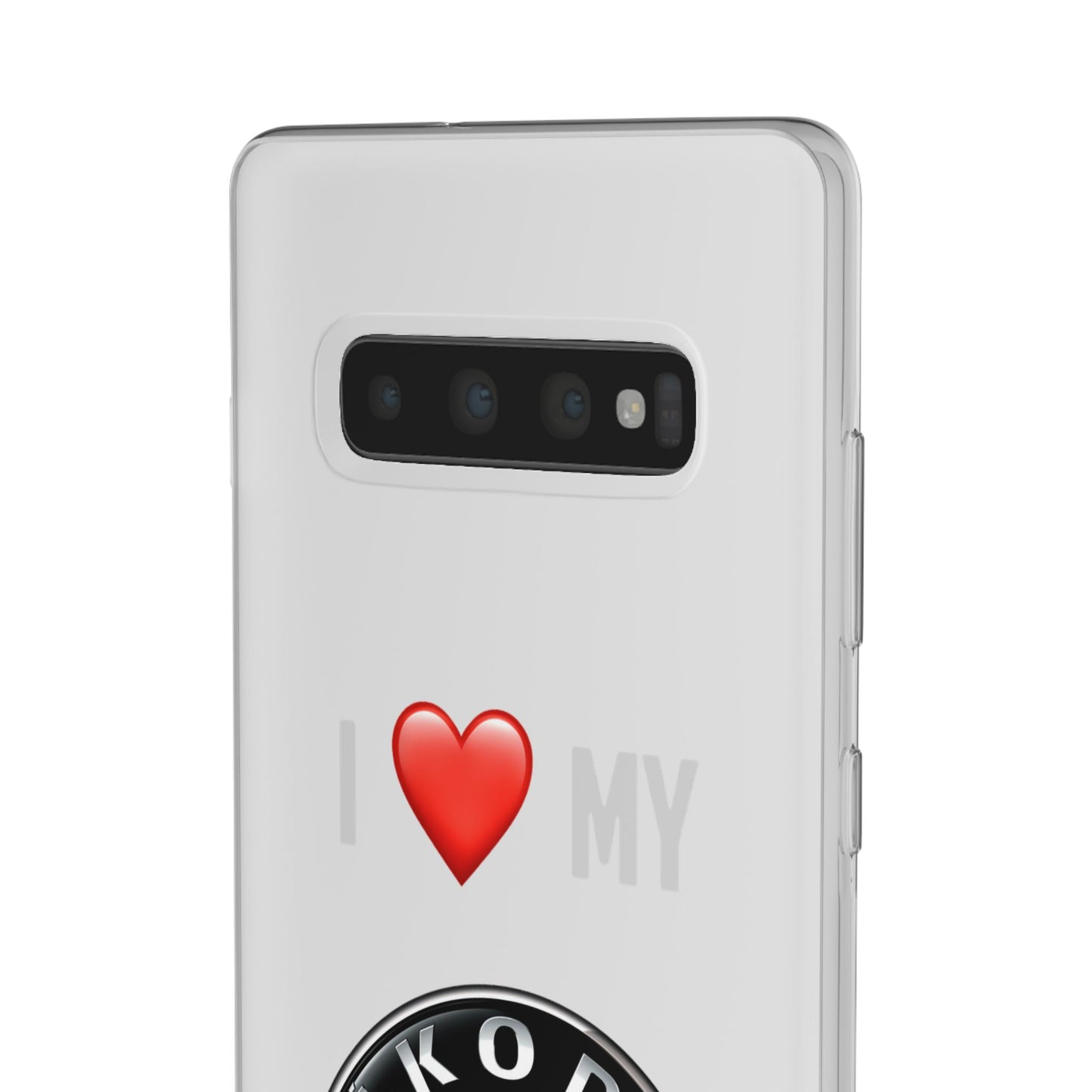 Skoda Phone Case - Flexible And Frosted TPU Plastic I Love My Skoda Phone Case