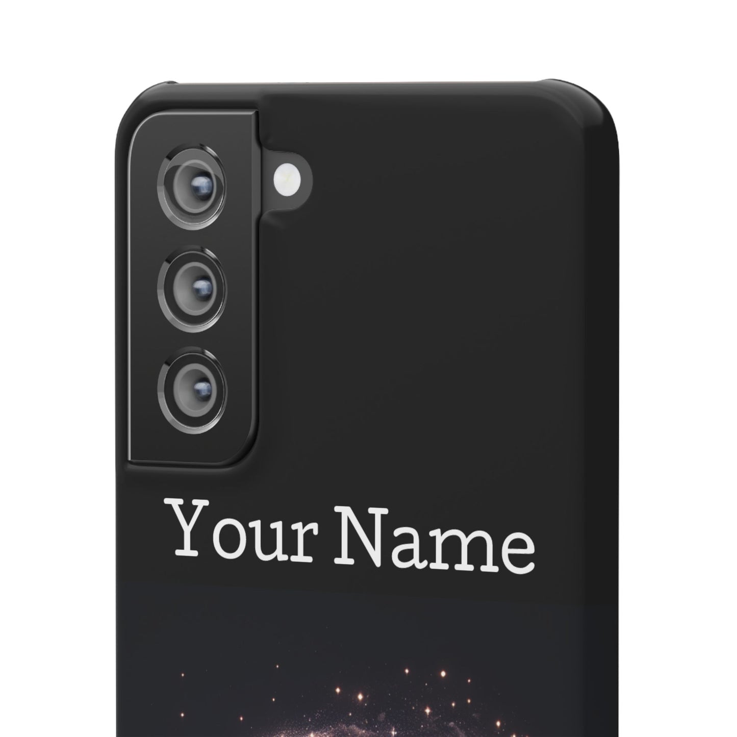 Leo Phone Case - Glossy Black Polycarbonate Snap Case Phone Protection
