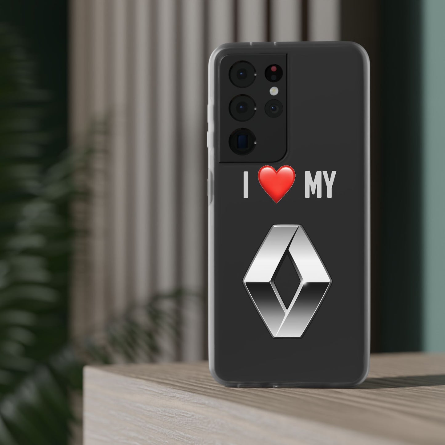 Renault Phone Case - Flexible And Frosted TPU Plastic I Love My Renault Phone Case