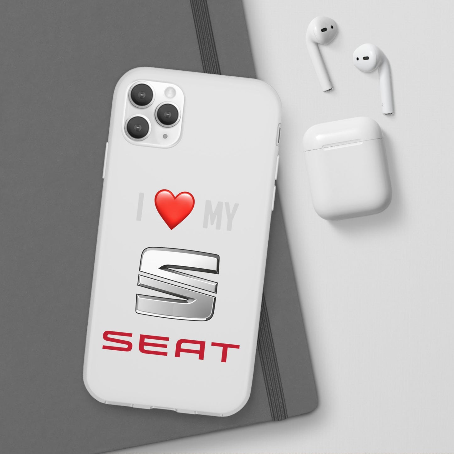 Seat Phone Case - Flexible And Frosted TPU Plastic I Love My Seat Phone Case