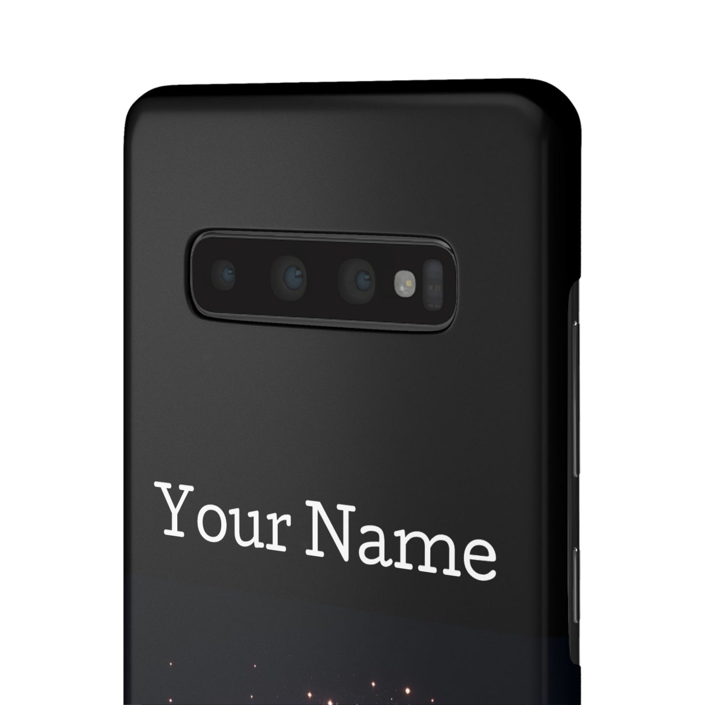 Leo Phone Case - Glossy Black Polycarbonate Snap Case Phone Protection