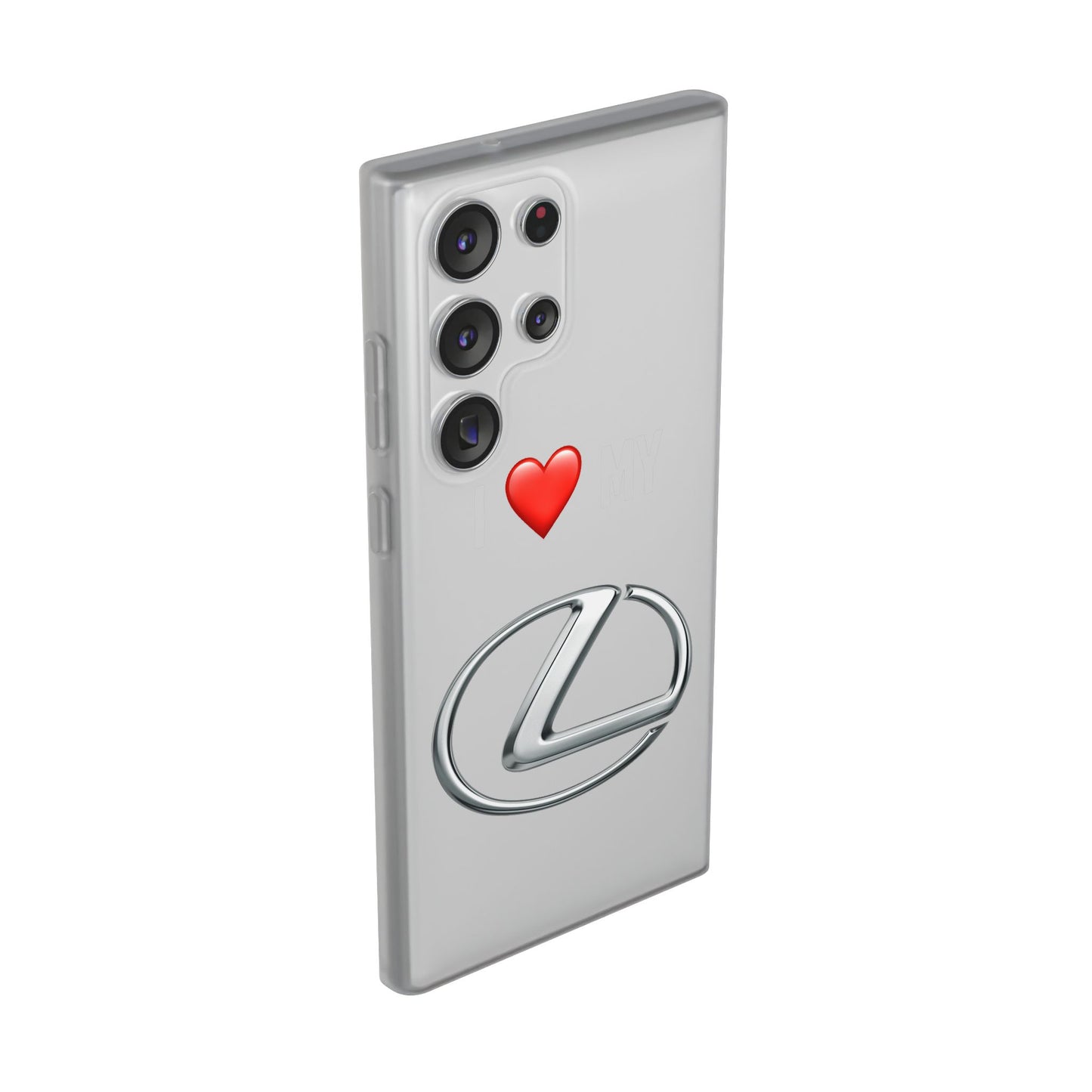 Lexus Phone Case - Flexible And Frosted TPU Plastic I Love My Lexus Phone Case