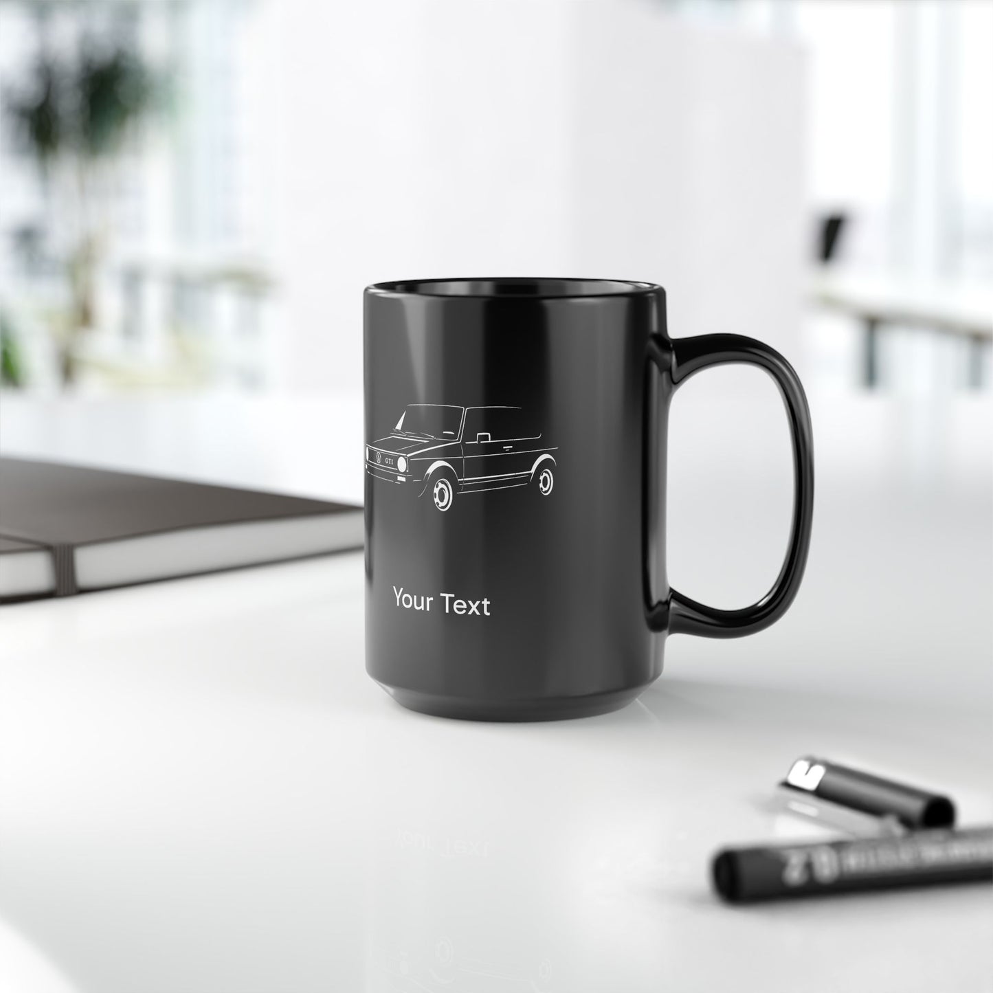 Golf GTI Mk 1 Mug (With or Without Personalisation) 11oz or 15oz. Perfect Gift
