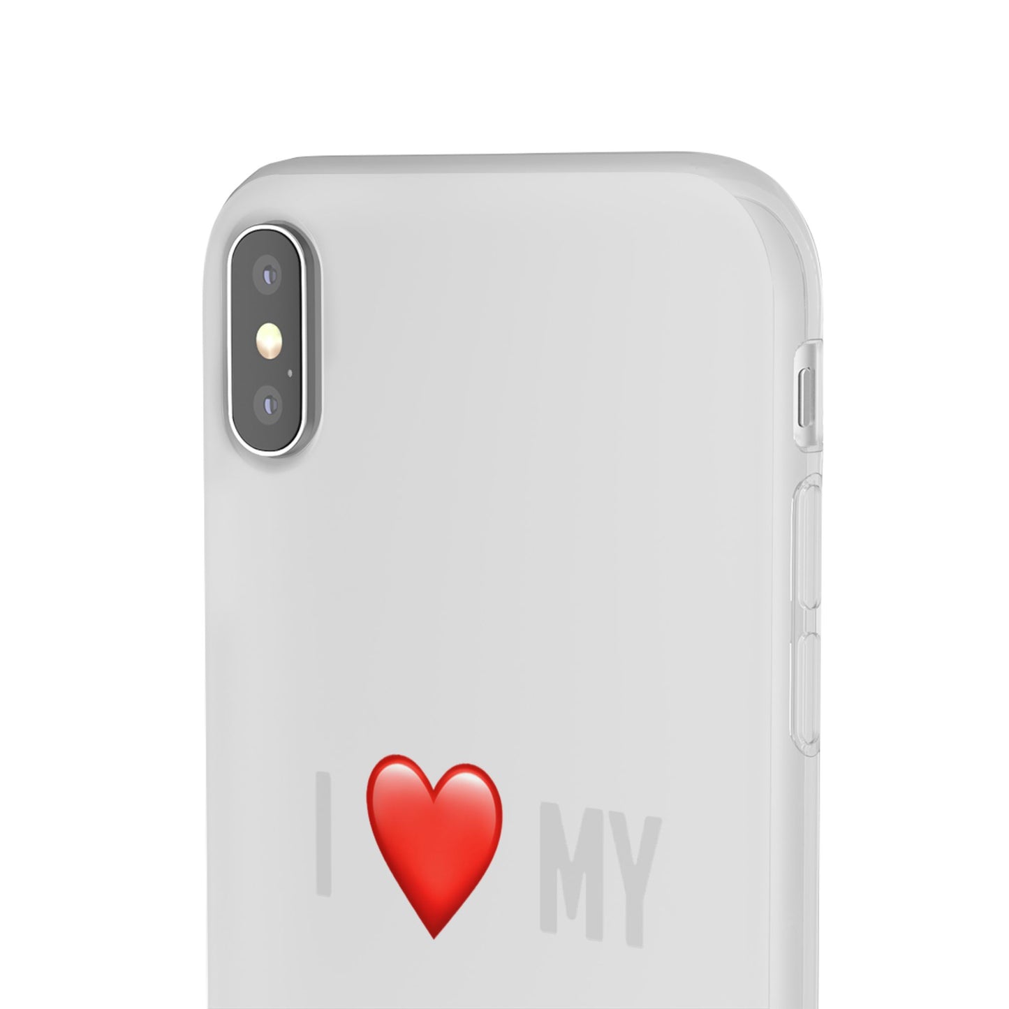 Mini Phone Case - Flexible And Frosted TPU Plastic I Love My Mini Phone Case