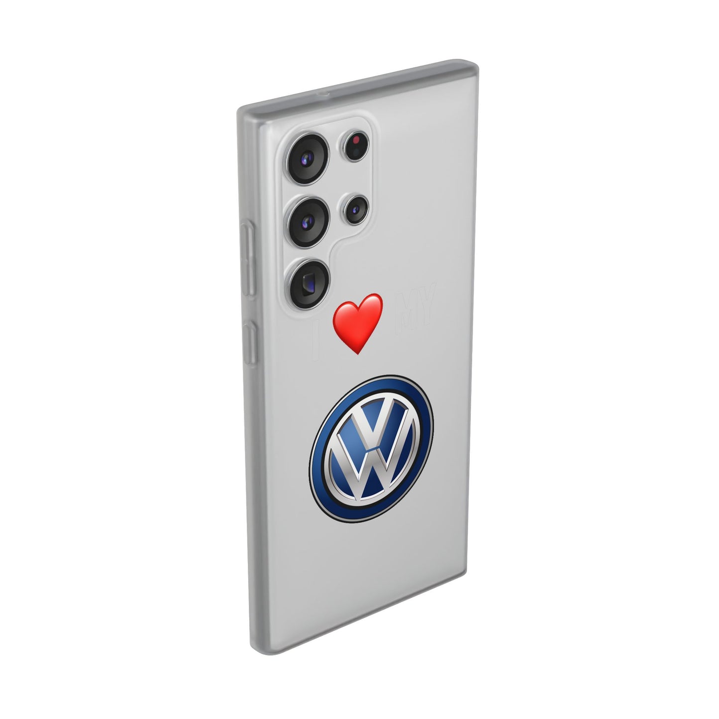 Volkswagen Phone Case - Flexible And Frosted TPU Plastic I Love My Volkswagen Phone Case