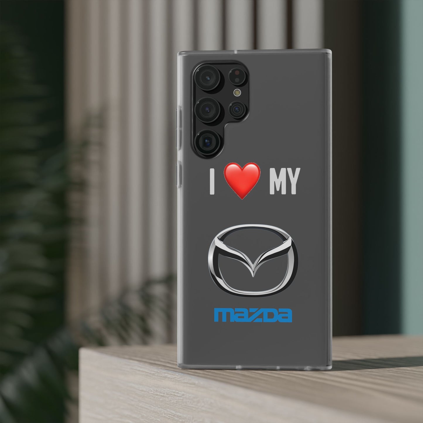 Mazda Phone Case - Flexible And Frosted TPU Plastic I Love My Mazda Phone Case