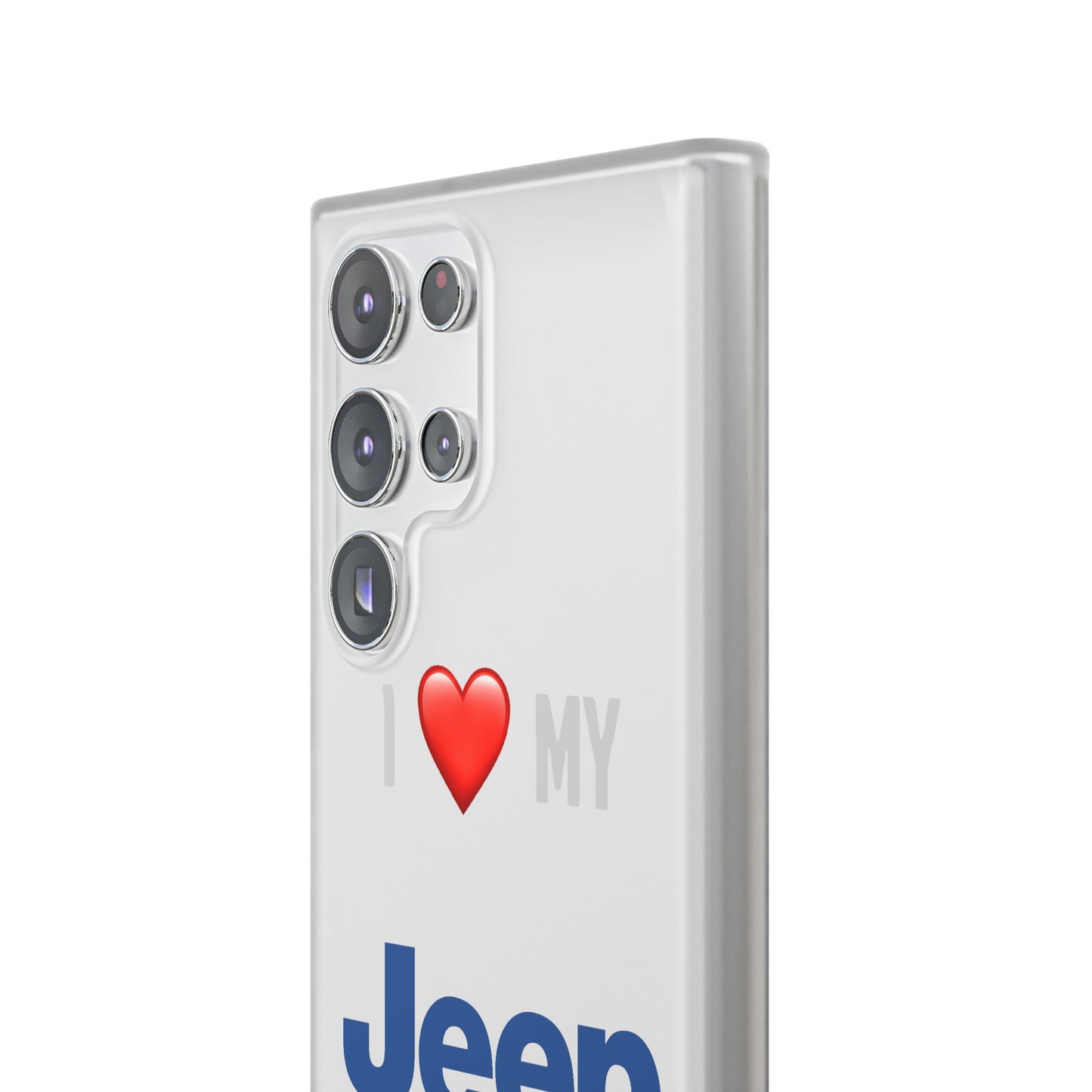 Jeep Phone Case - Flexible And Frosted TPU Plastic I Love My Jeep Phone Case