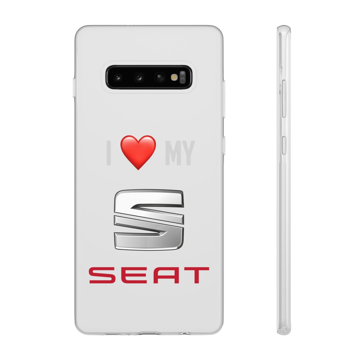 Seat Phone Case - Flexible And Frosted TPU Plastic I Love My Seat Phone Case