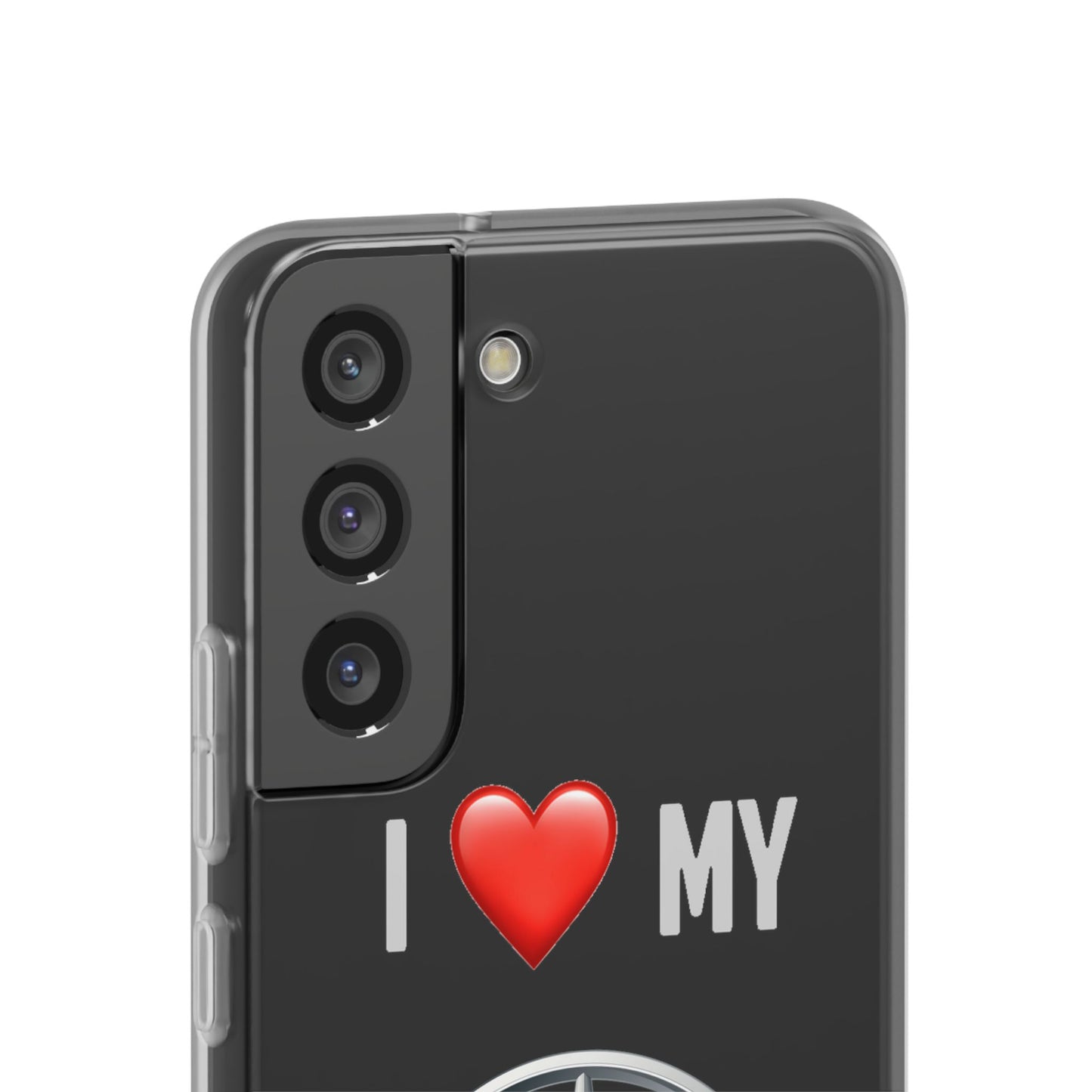 Mercedes Phone Case - Flexible And Frosted TPU Plastic I Love My Mercedes Phone Case