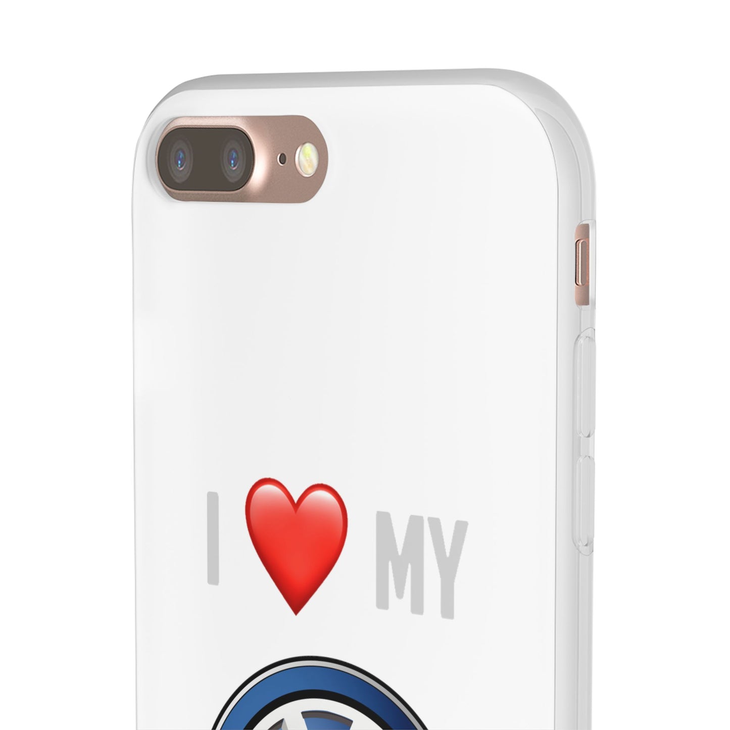 Volkswagen Phone Case - Flexible And Frosted TPU Plastic I Love My Volkswagen Phone Case