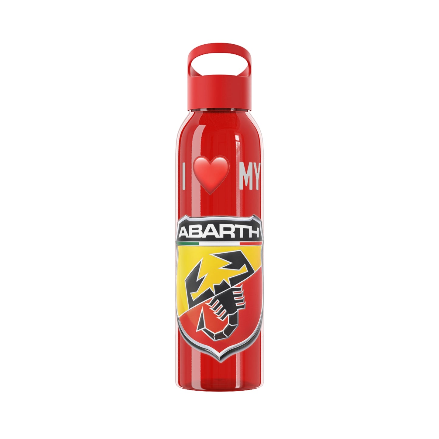 Abarth - I Love My Abarth 22oz Water Bottle