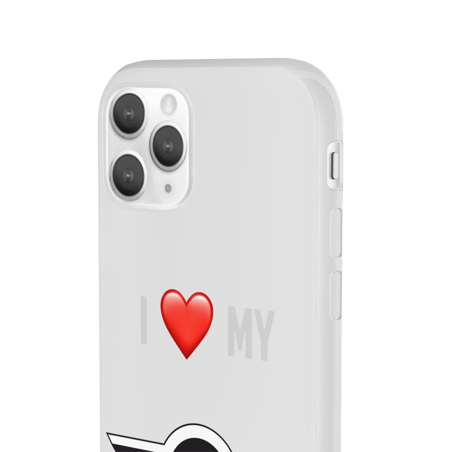 Mini Phone Case - Flexible And Frosted TPU Plastic I Love My Mini Phone Case