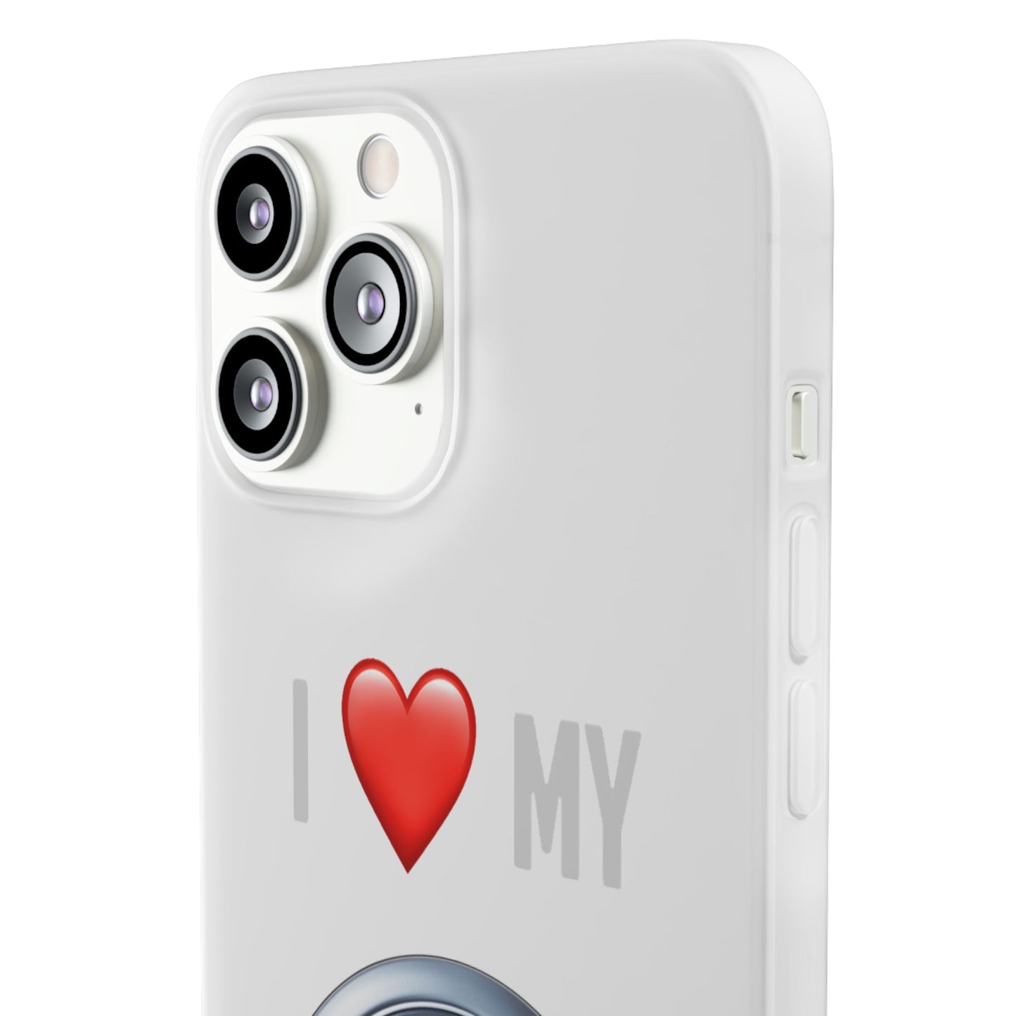 Nissan Phone Case - Flexible And Frosted TPU Plastic I Love My Nissan Phone Case