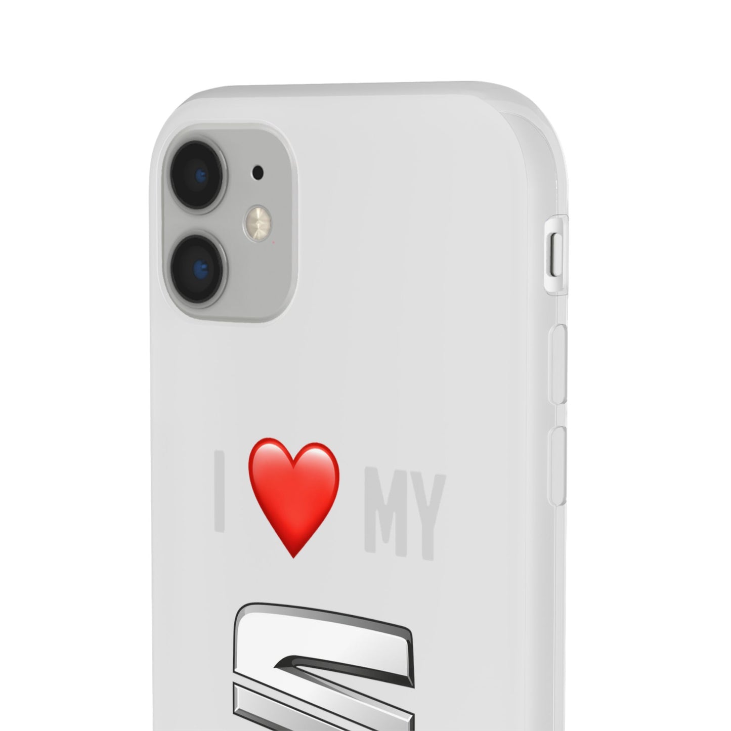 Seat Phone Case - Flexible And Frosted TPU Plastic I Love My Seat Phone Case