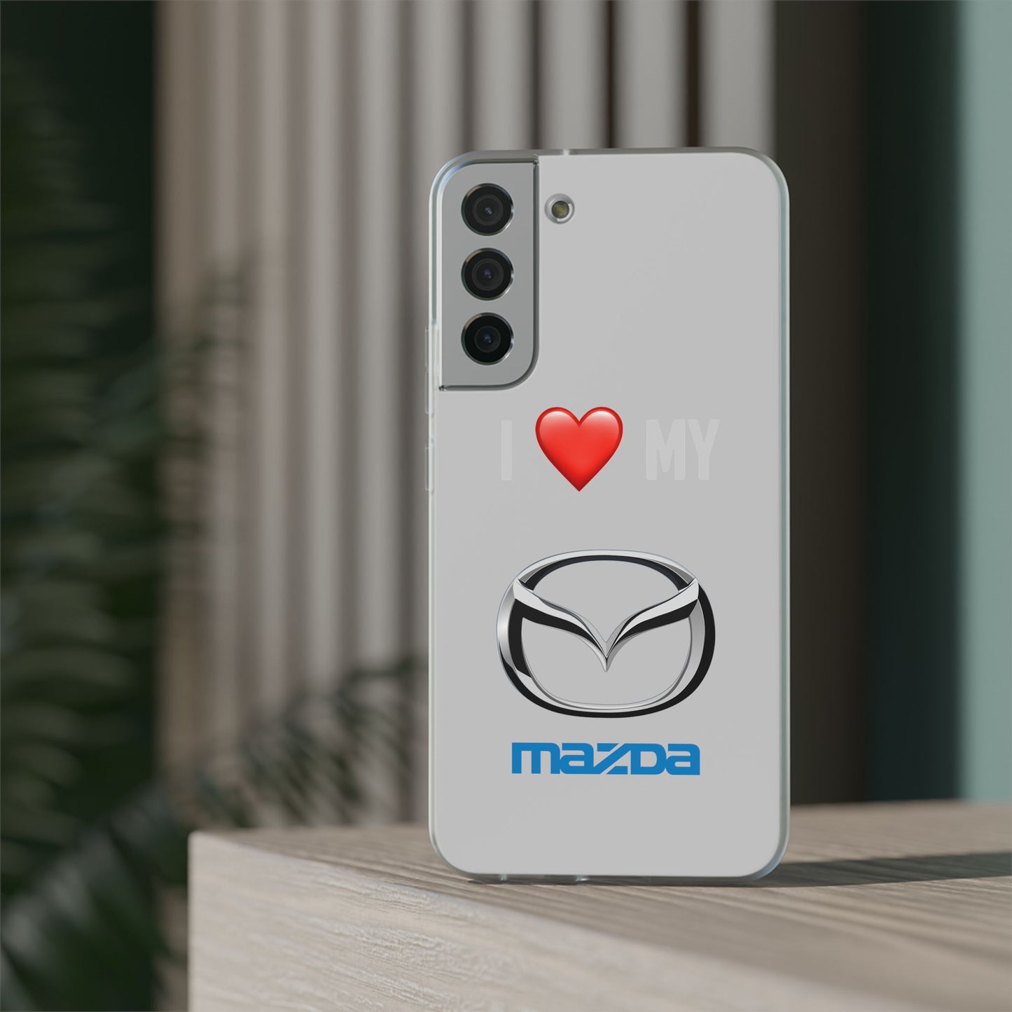 Mazda Phone Case - Flexible And Frosted TPU Plastic I Love My Mazda Phone Case