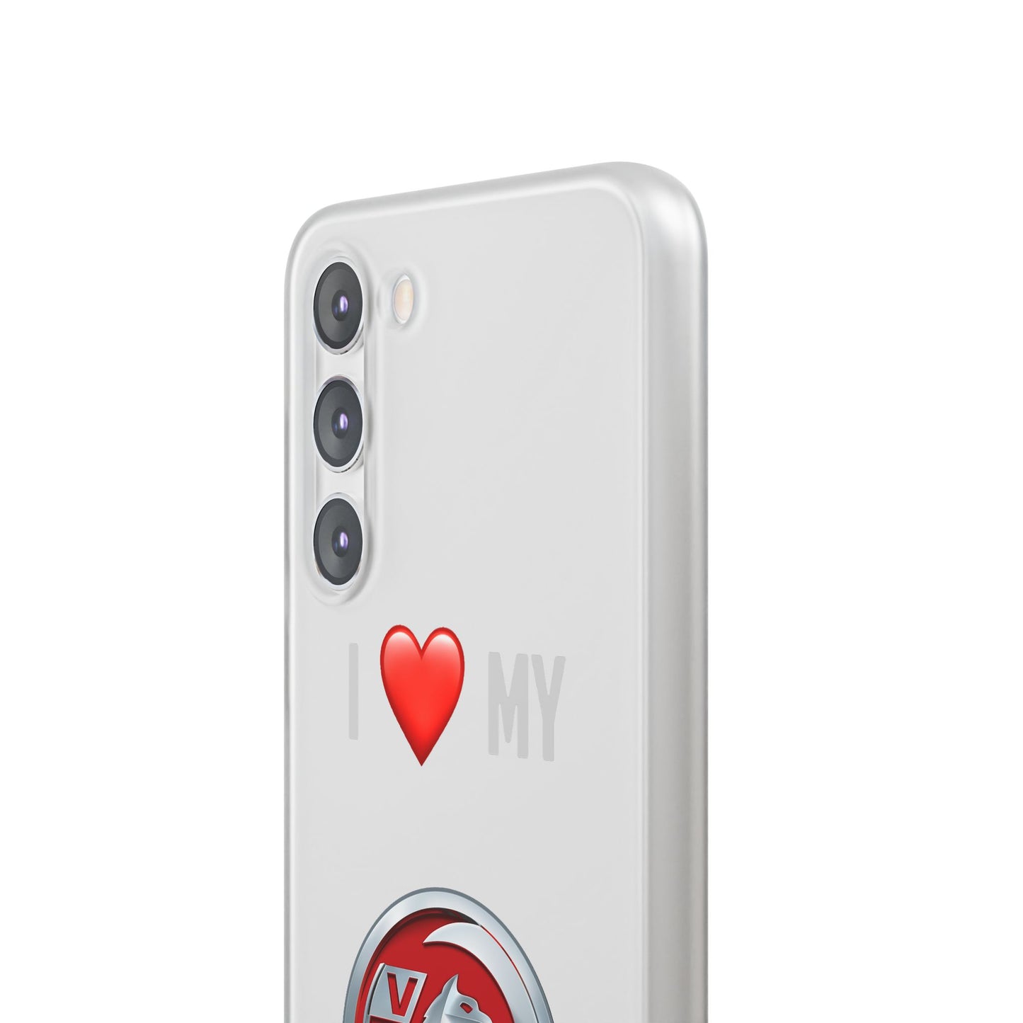 Vauxhall Phone Case - Flexible And Frosted TPU Plastic I Love My Vauxhall Phone Case