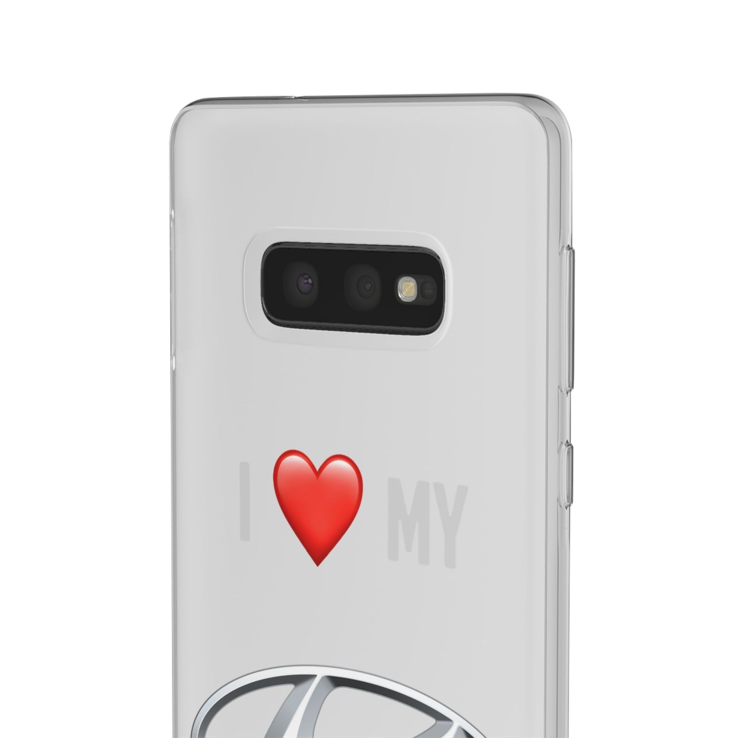 Hyundai Phone Case - Flexible And Frosted TPU Plastic I Love My Hyundai Phone Case