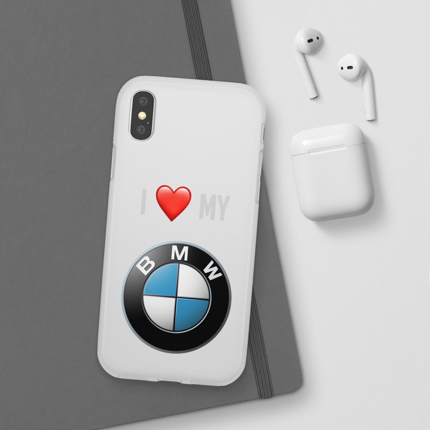 BMW Phone Case - Flexible And Frosted TPU Plastic I Love My BMW Phone Case