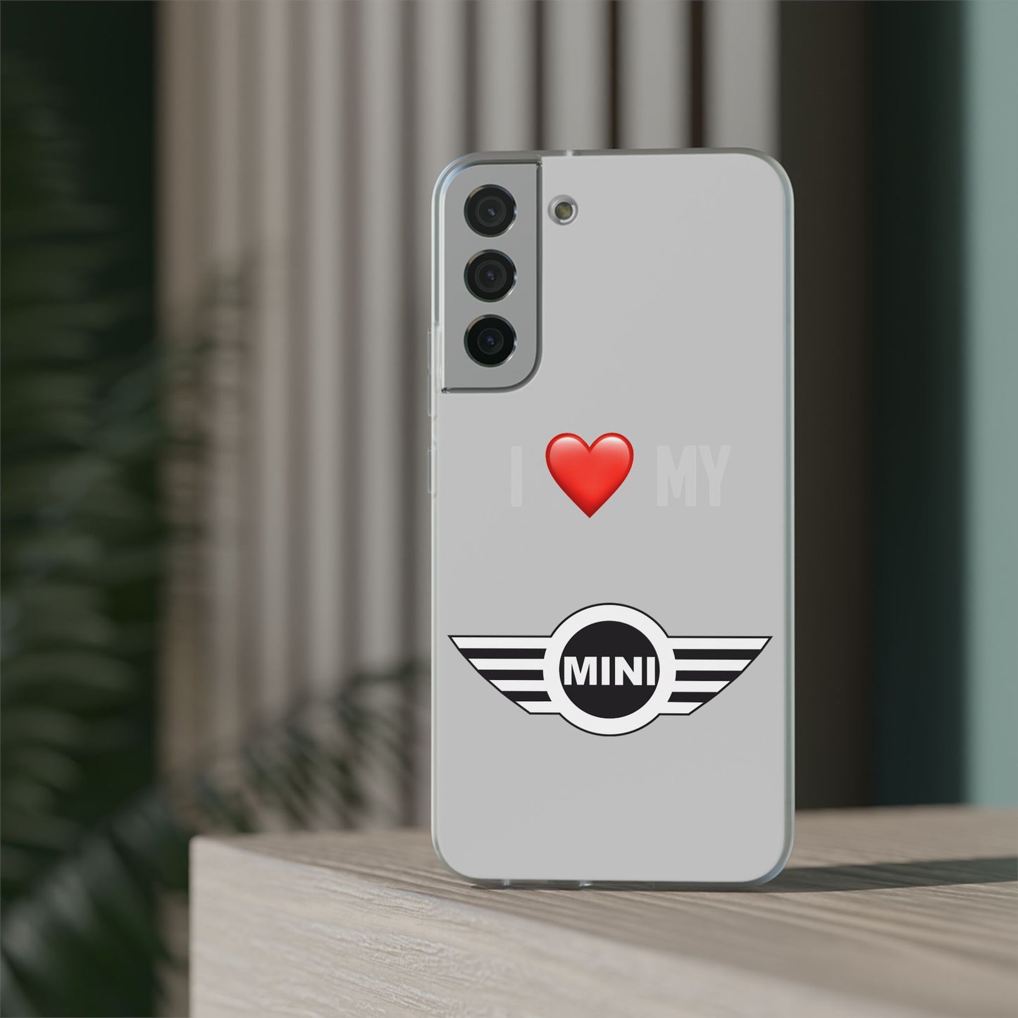 Mini Phone Case - Flexible And Frosted TPU Plastic I Love My Mini Phone Case