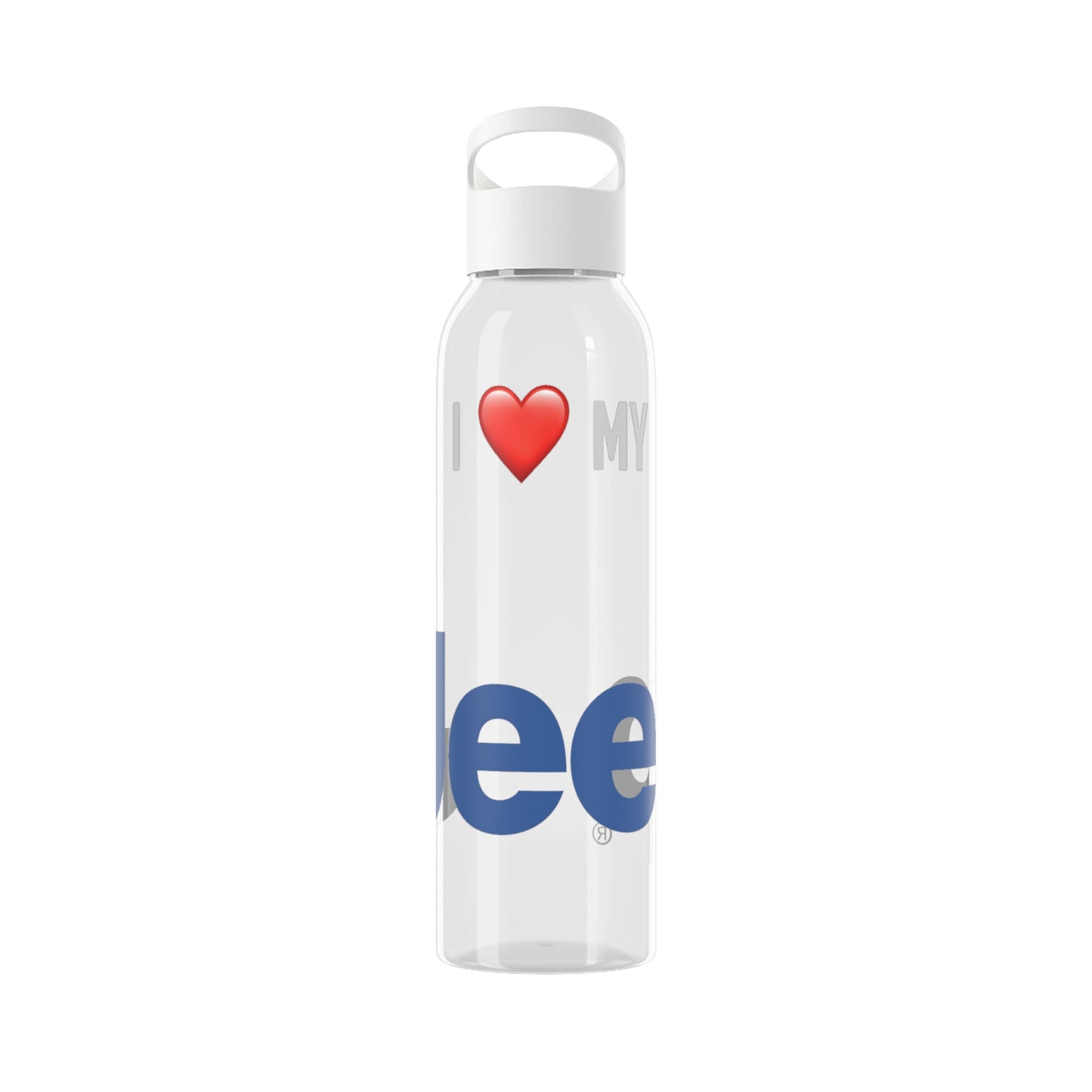 Jeep - I Love My Jeep 22oz Water Bottle