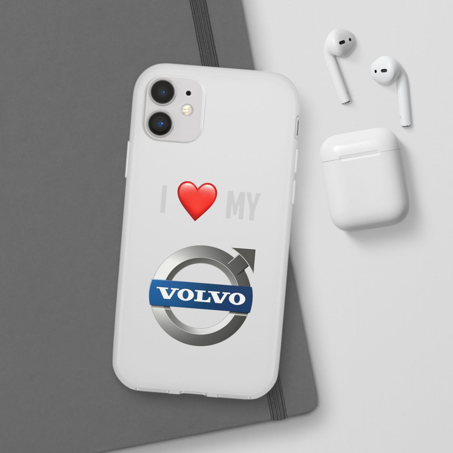 Volvo Phone Case - Flexible And Frosted TPU Plastic I Love My Volvo Phone Case