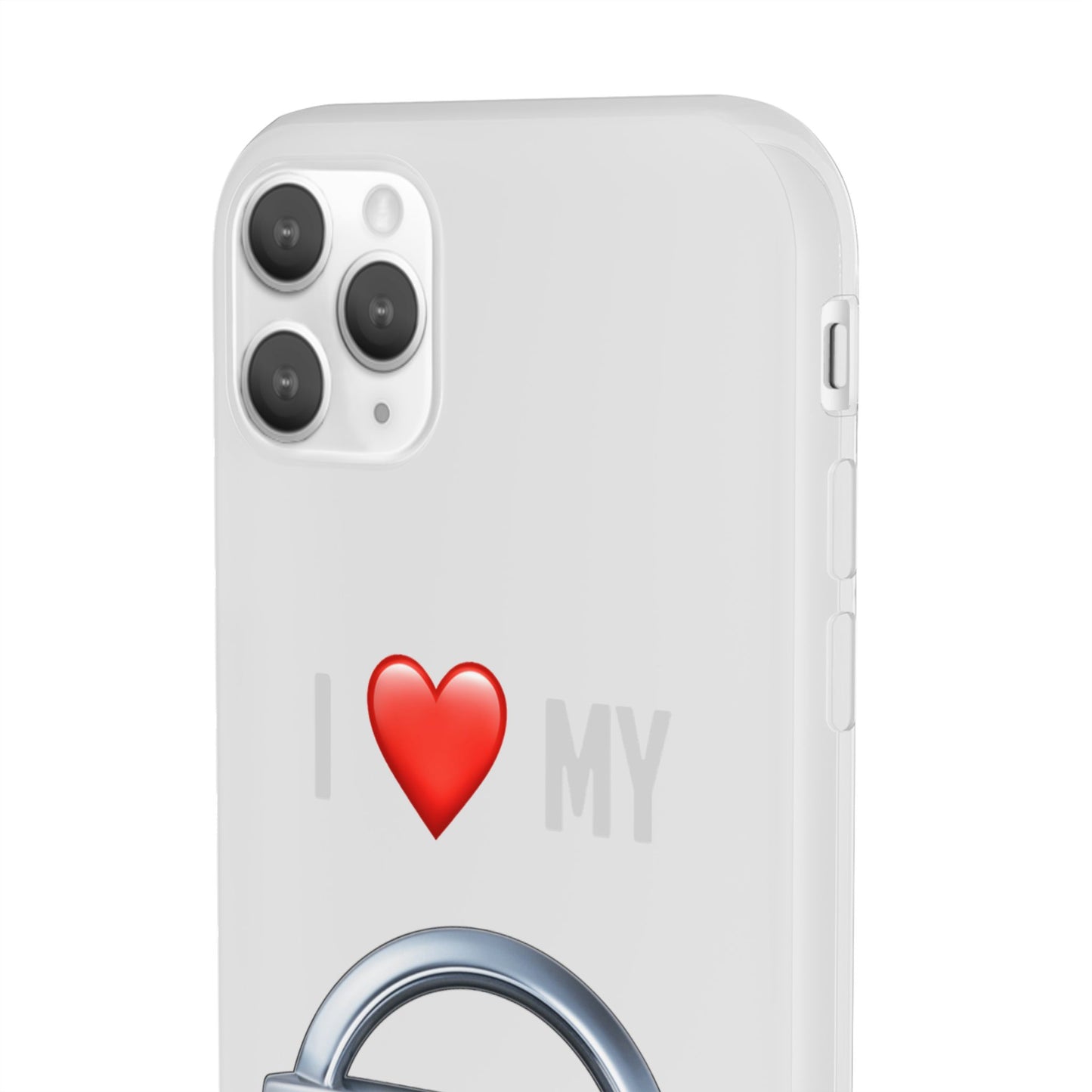 Nissan Phone Case - Flexible And Frosted TPU Plastic I Love My Nissan Phone Case