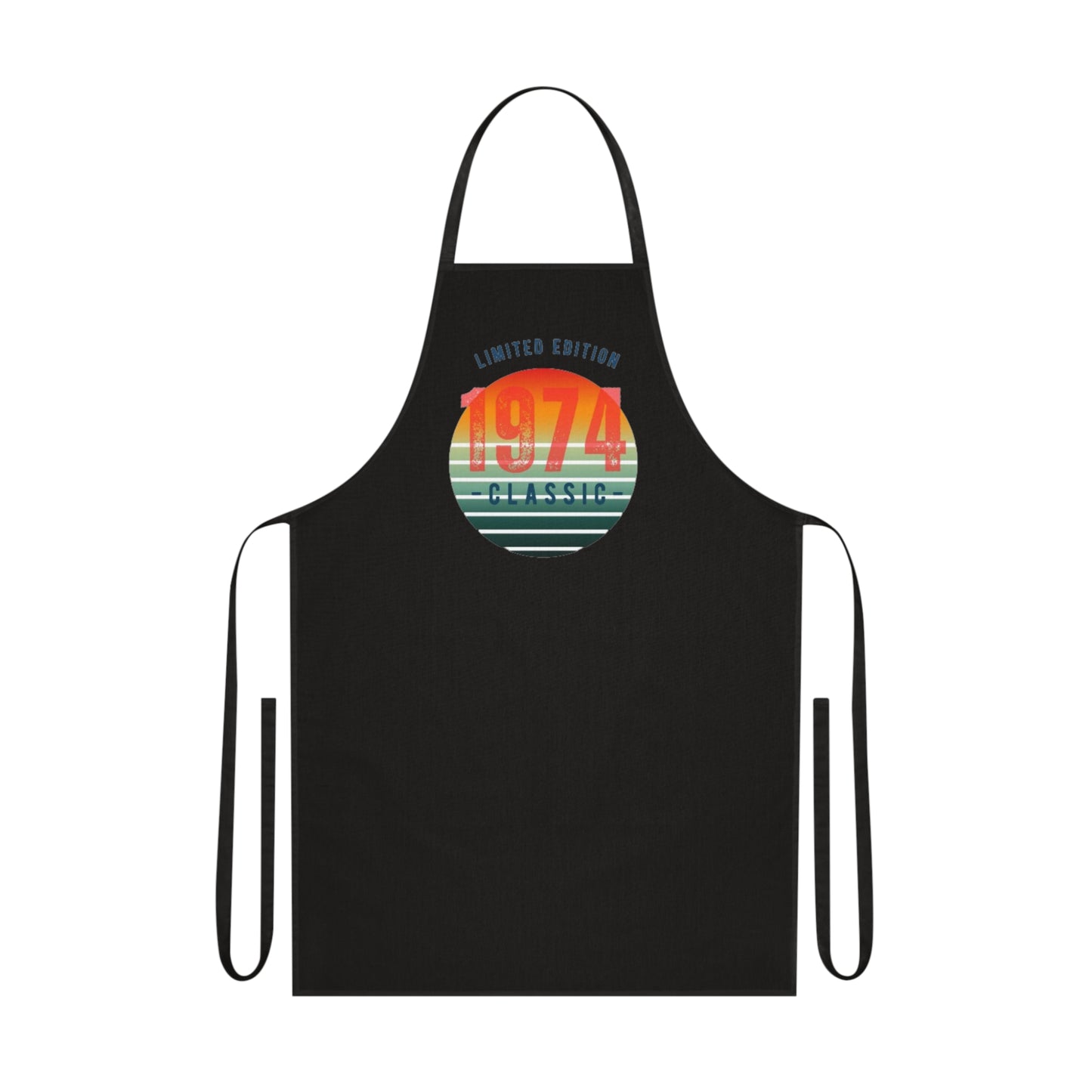 Personalised Custom Limited Edition 1974 Cotton Apron