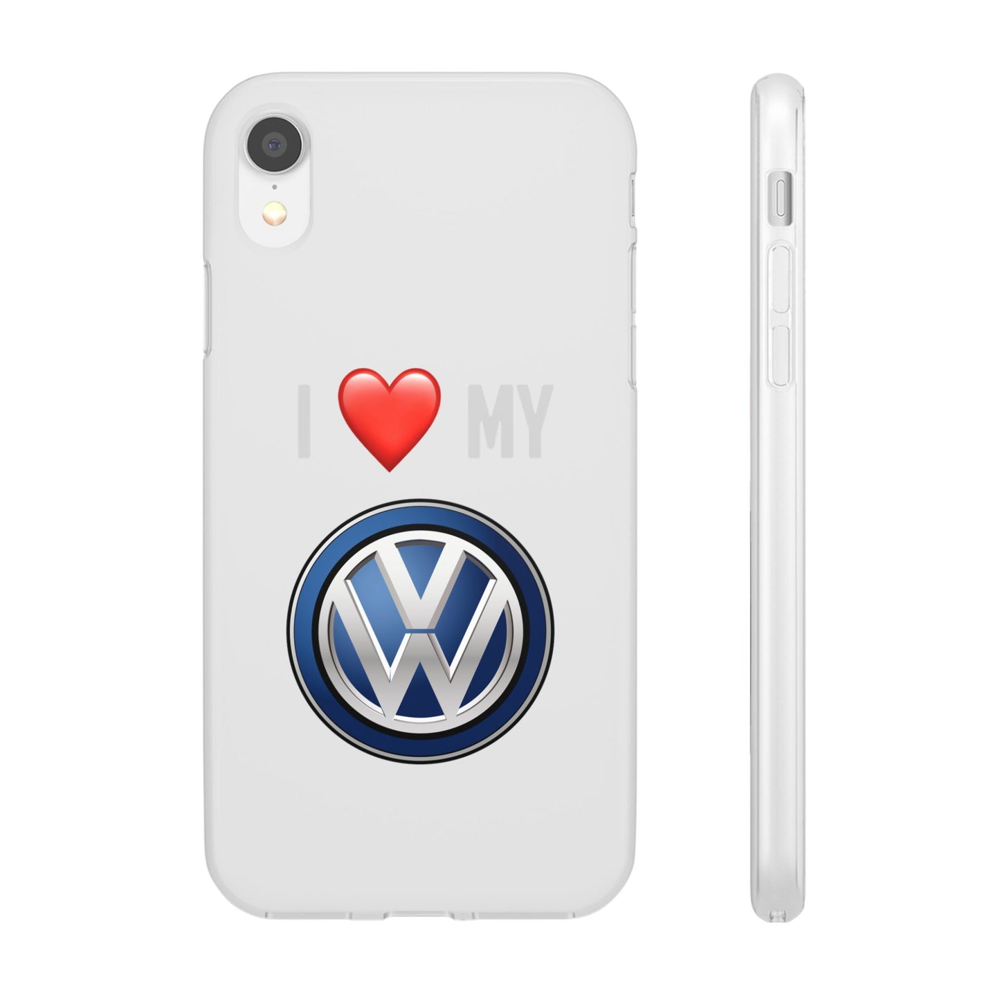 Volkswagen Phone Case - Flexible And Frosted TPU Plastic I Love My Volkswagen Phone Case