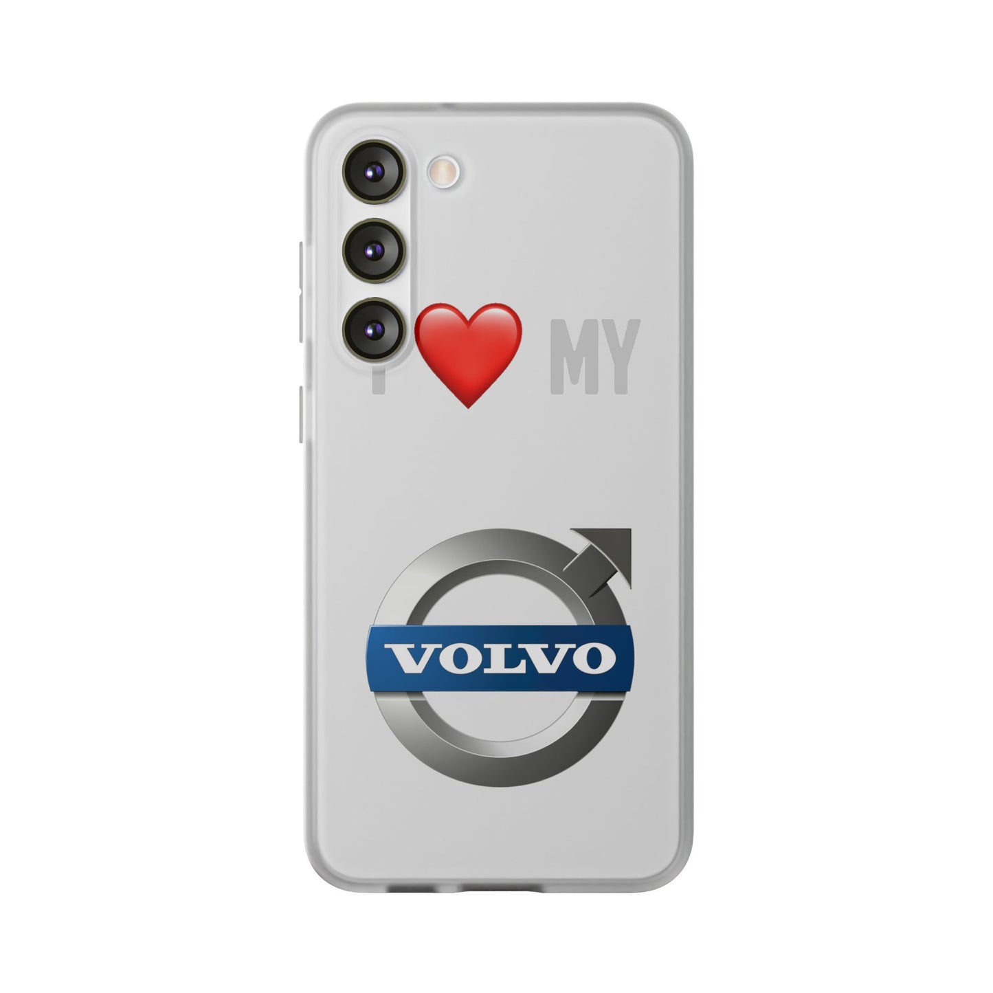 I  Love My Volvo Phone Case – Slim Flexible Protective Cover
