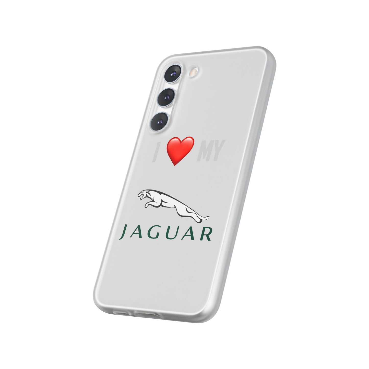 Jaguar Phone Case - Flexible And Frosted TPU Plastic I Love My Jaguar Phone Case