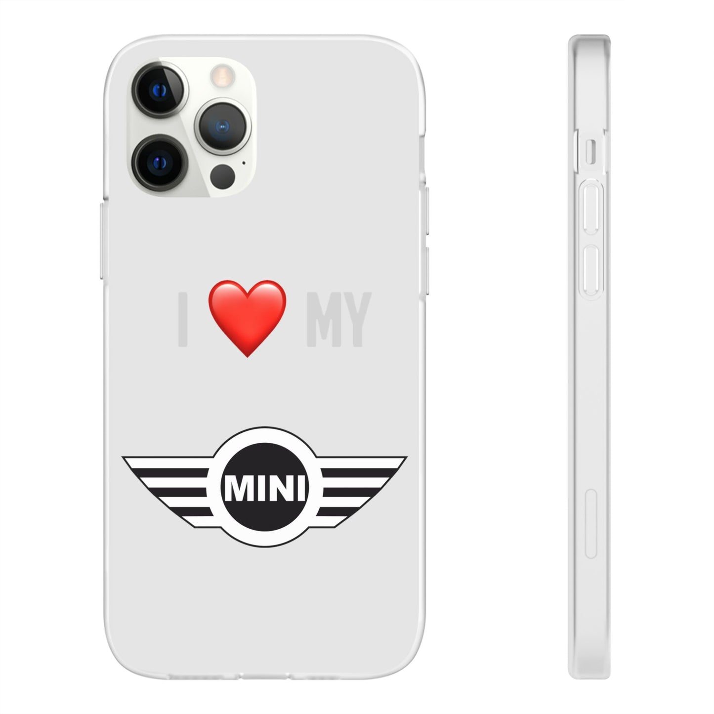 Mini Phone Case - Flexible And Frosted TPU Plastic I Love My Mini Phone Case