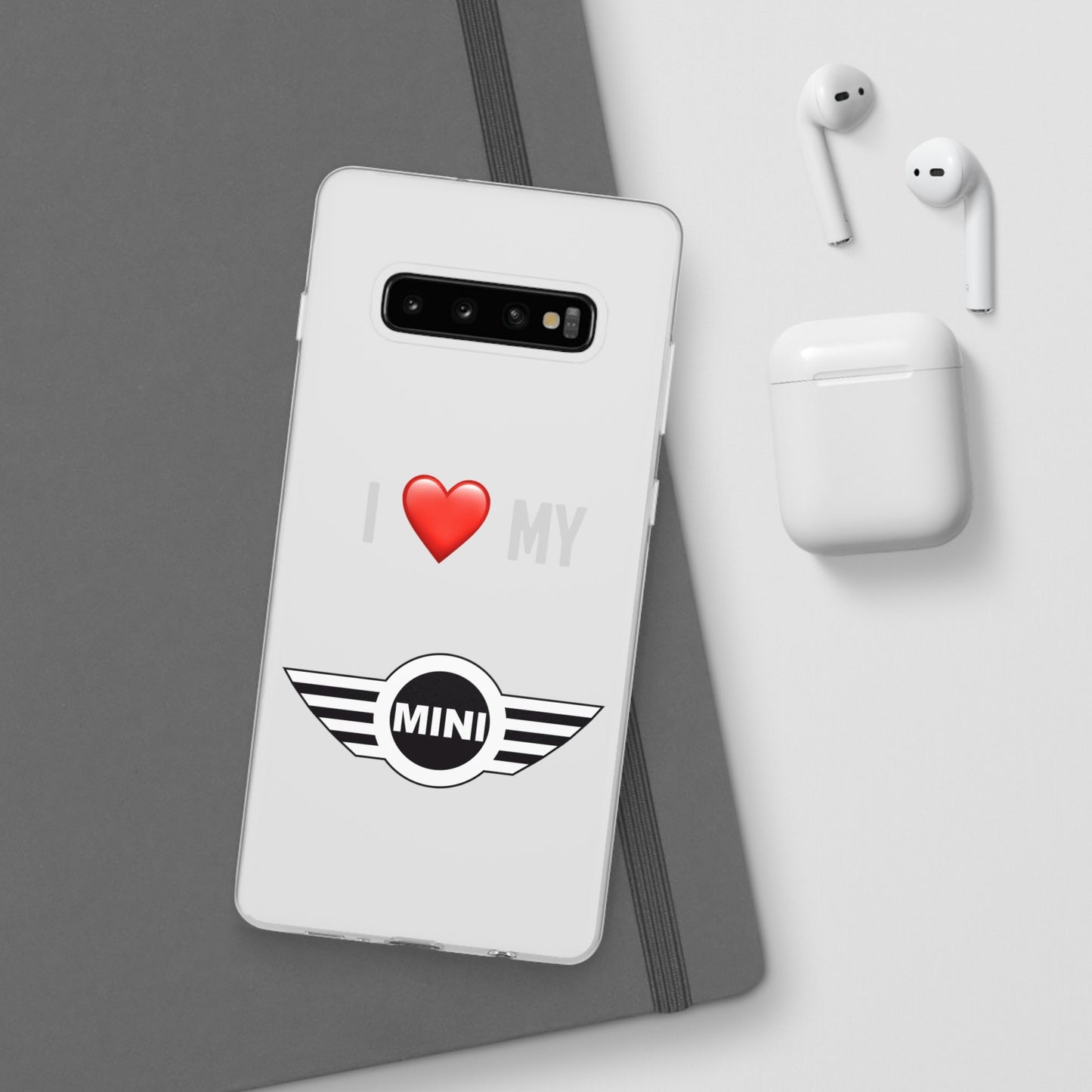 Mini Phone Case - Flexible And Frosted TPU Plastic I Love My Mini Phone Case