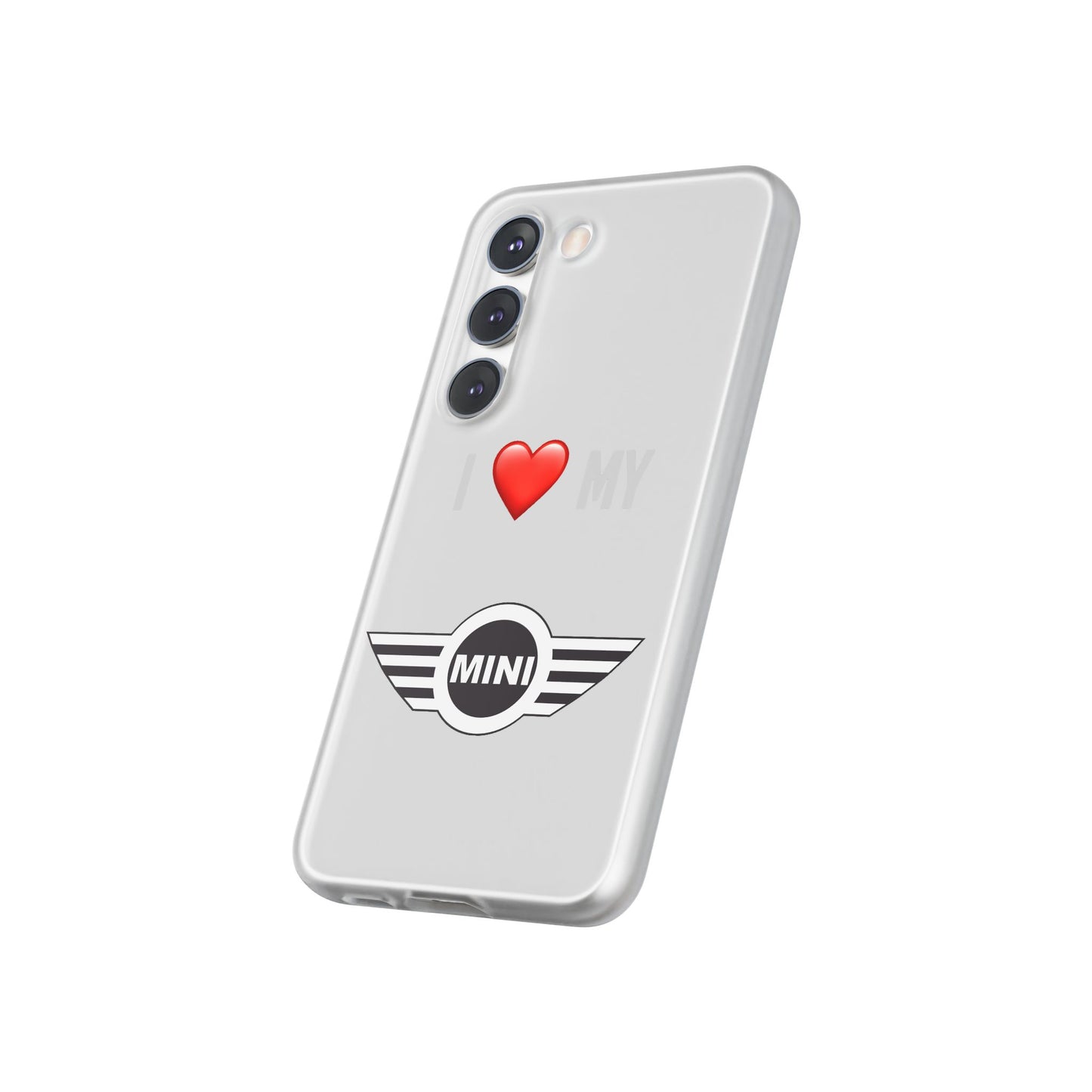 Mini Phone Case - Flexible And Frosted TPU Plastic I Love My Mini Phone Case
