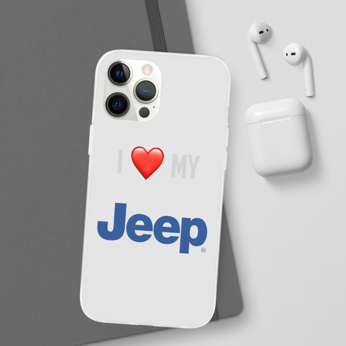 Jeep Phone Case - Flexible And Frosted TPU Plastic I Love My Jeep Phone Case