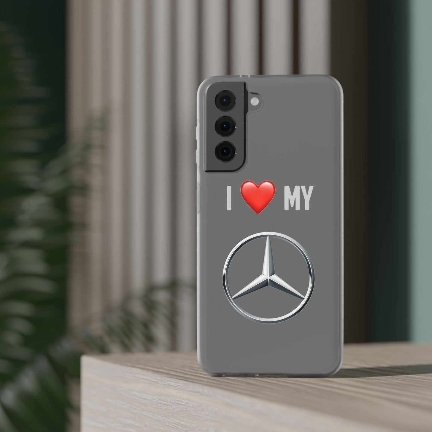 Mercedes Phone Case - Flexible And Frosted TPU Plastic I Love My Mercedes Phone Case