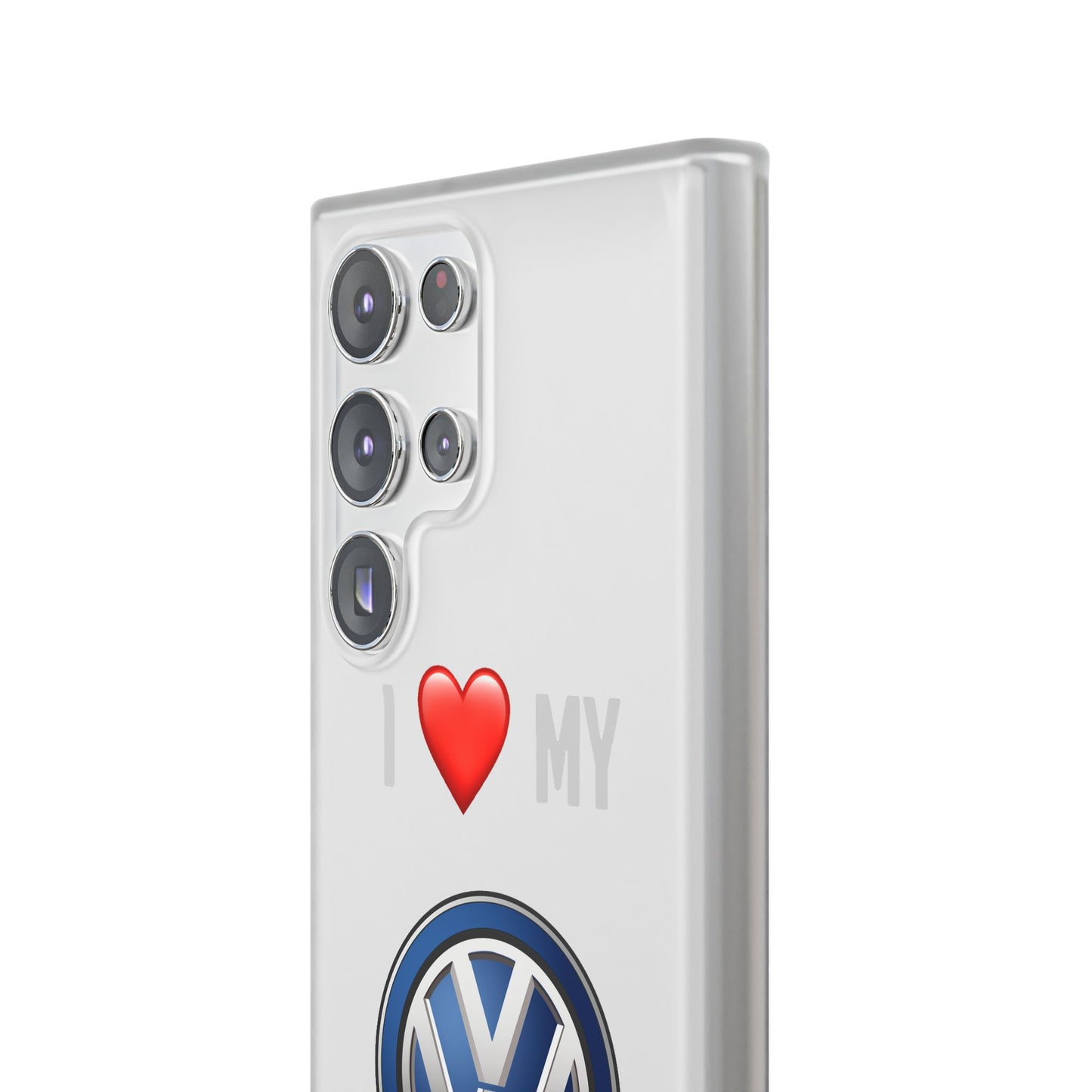 Volkswagen Phone Case - Flexible And Frosted TPU Plastic I Love My Volkswagen Phone Case